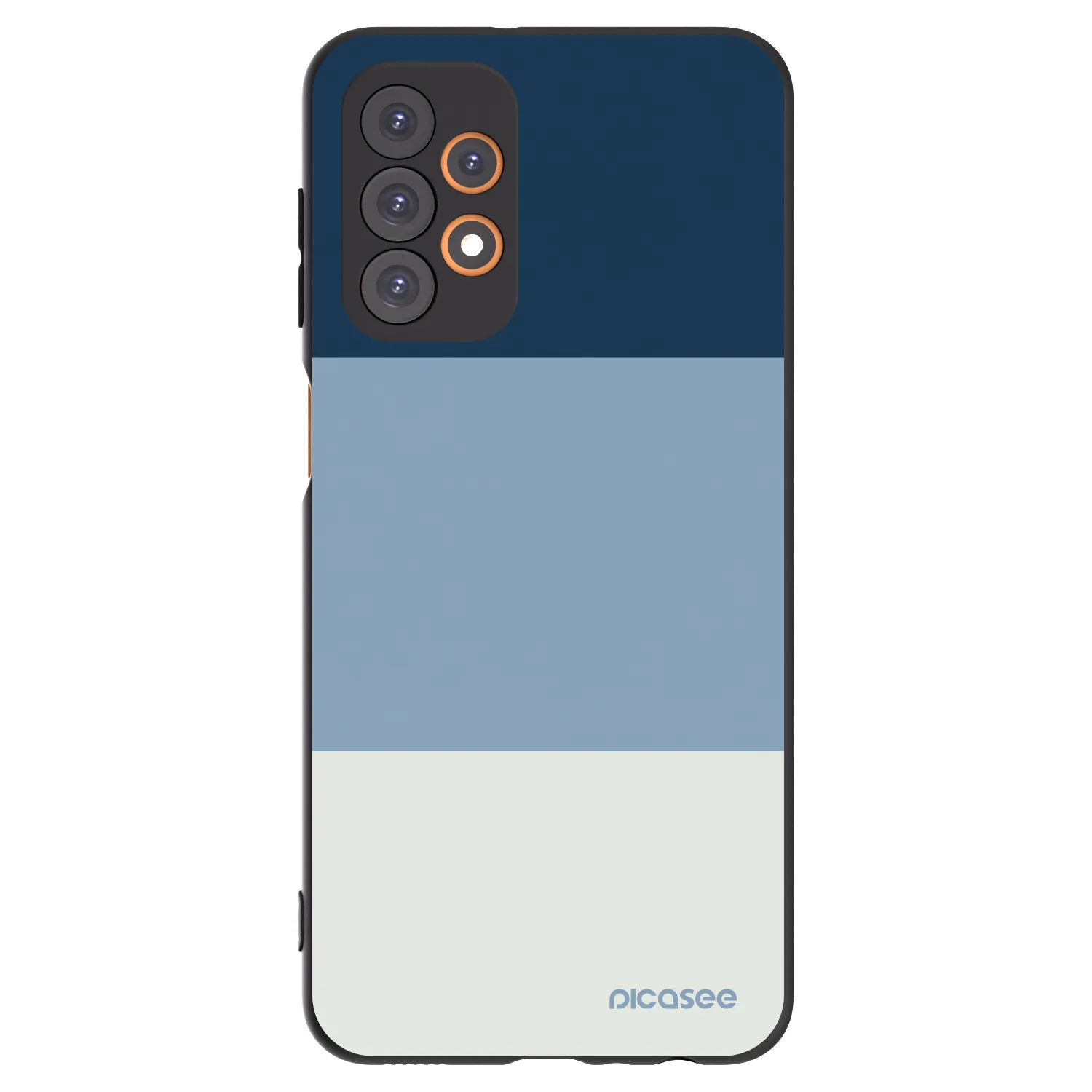 Picasee fekete szilikon tok az alábbi mobiltelefonokra Samsung Galaxy A23 A236B 5G - Coastal Blue