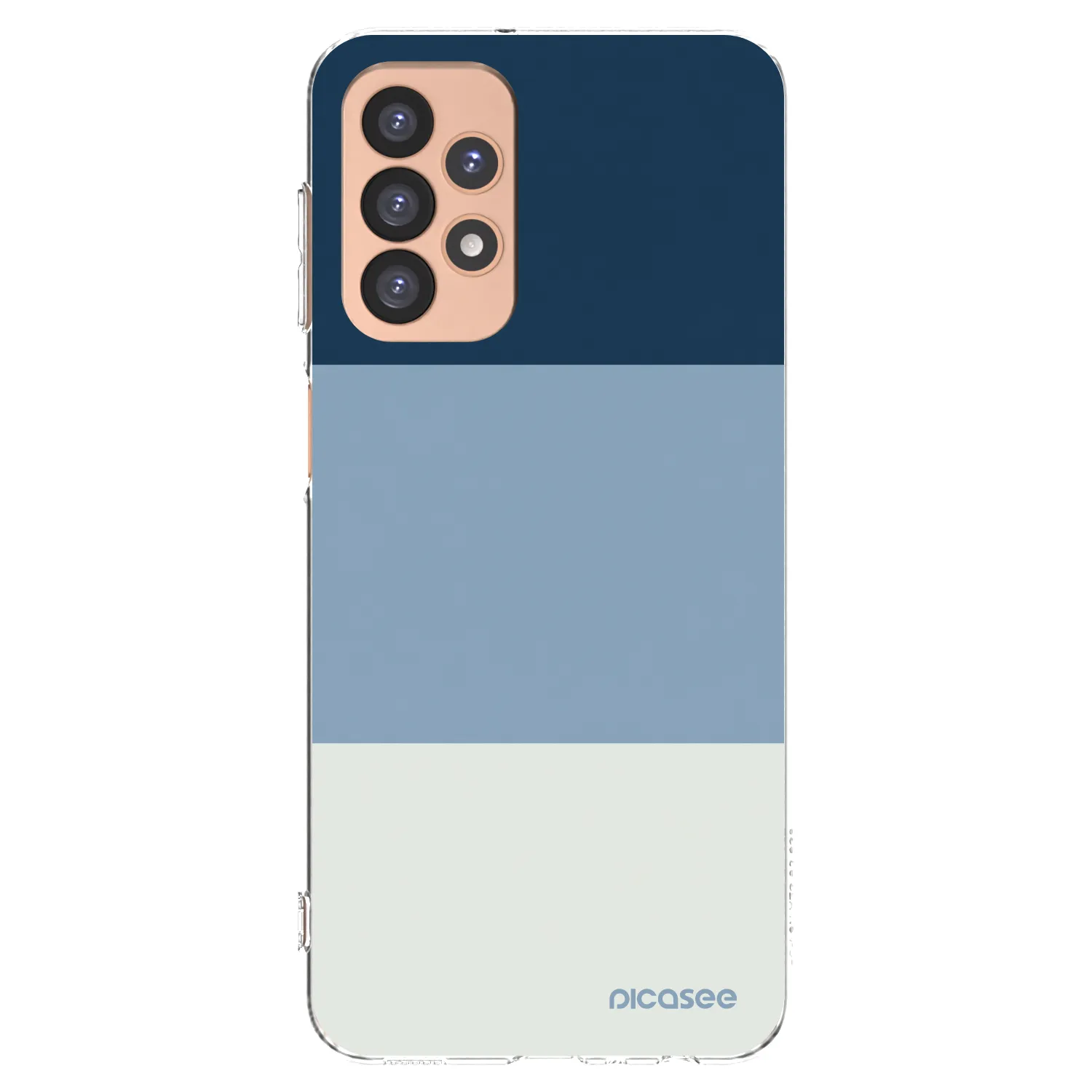 Picasee átlátszó szilikon tok az alábbi mobiltelefonokra Samsung Galaxy A23 A236B 5G - Coastal Blue