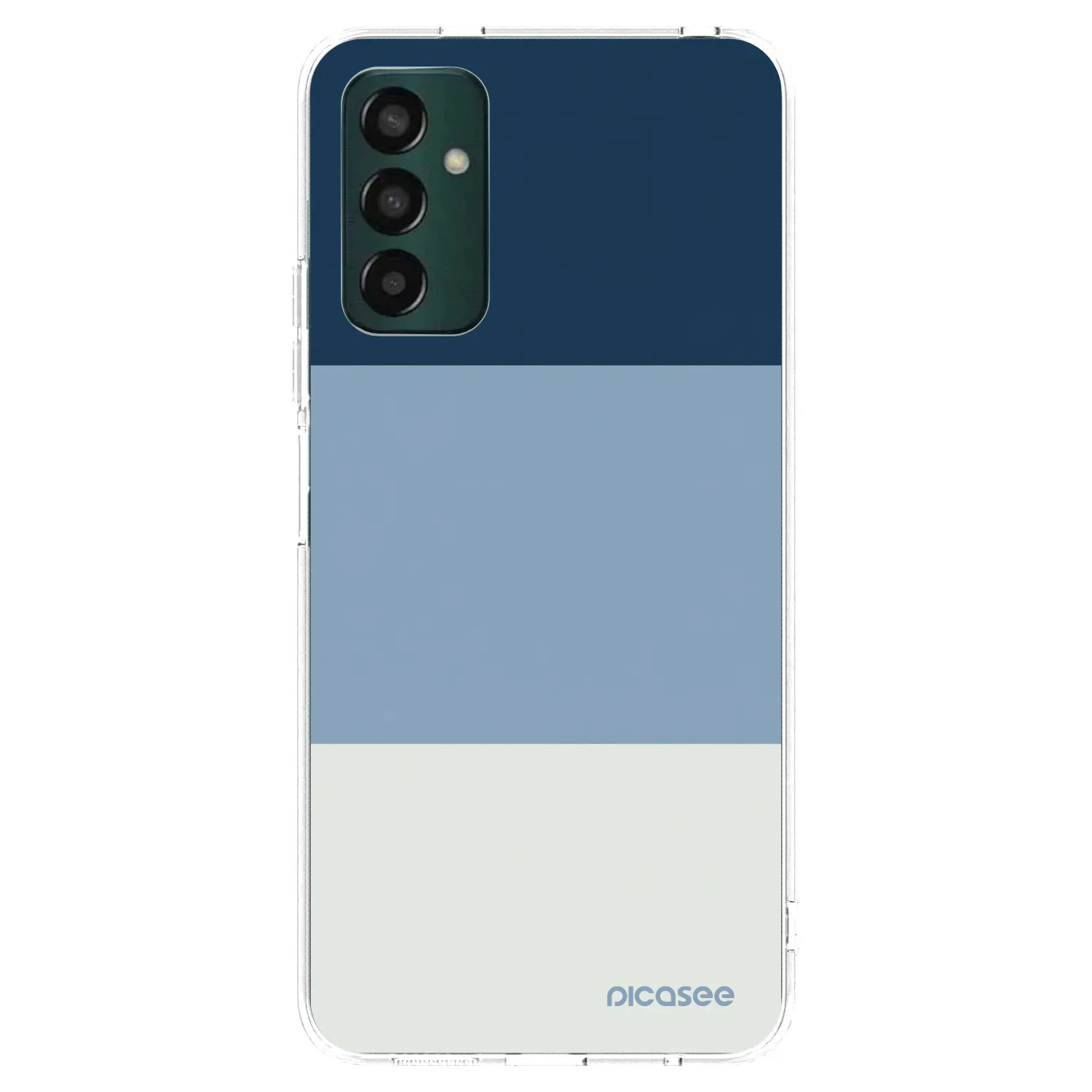 Picasee átlátszó szilikon tok az alábbi mobiltelefonokra Samsung Galaxy M23 5G - Coastal Blue