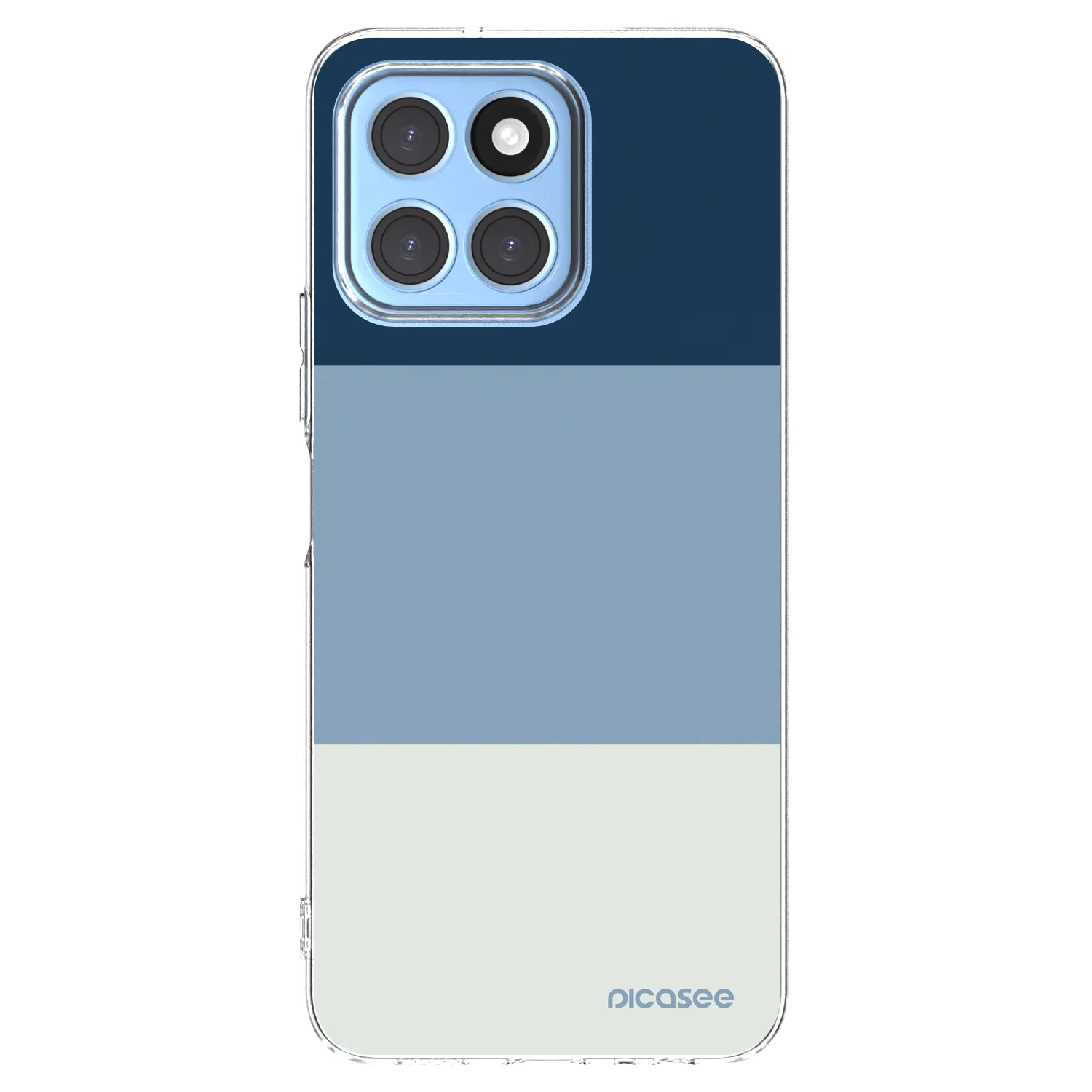 Picasee átlátszó szilikon tok az alábbi mobiltelefonokra Honor X6 - Coastal Blue