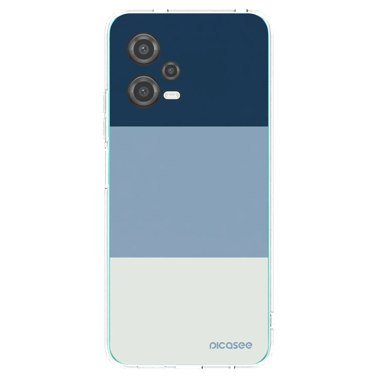 Picasee átlátszó szilikon tok az alábbi mobiltelefonokra Xiaomi Poco X5 - Coastal Blue
