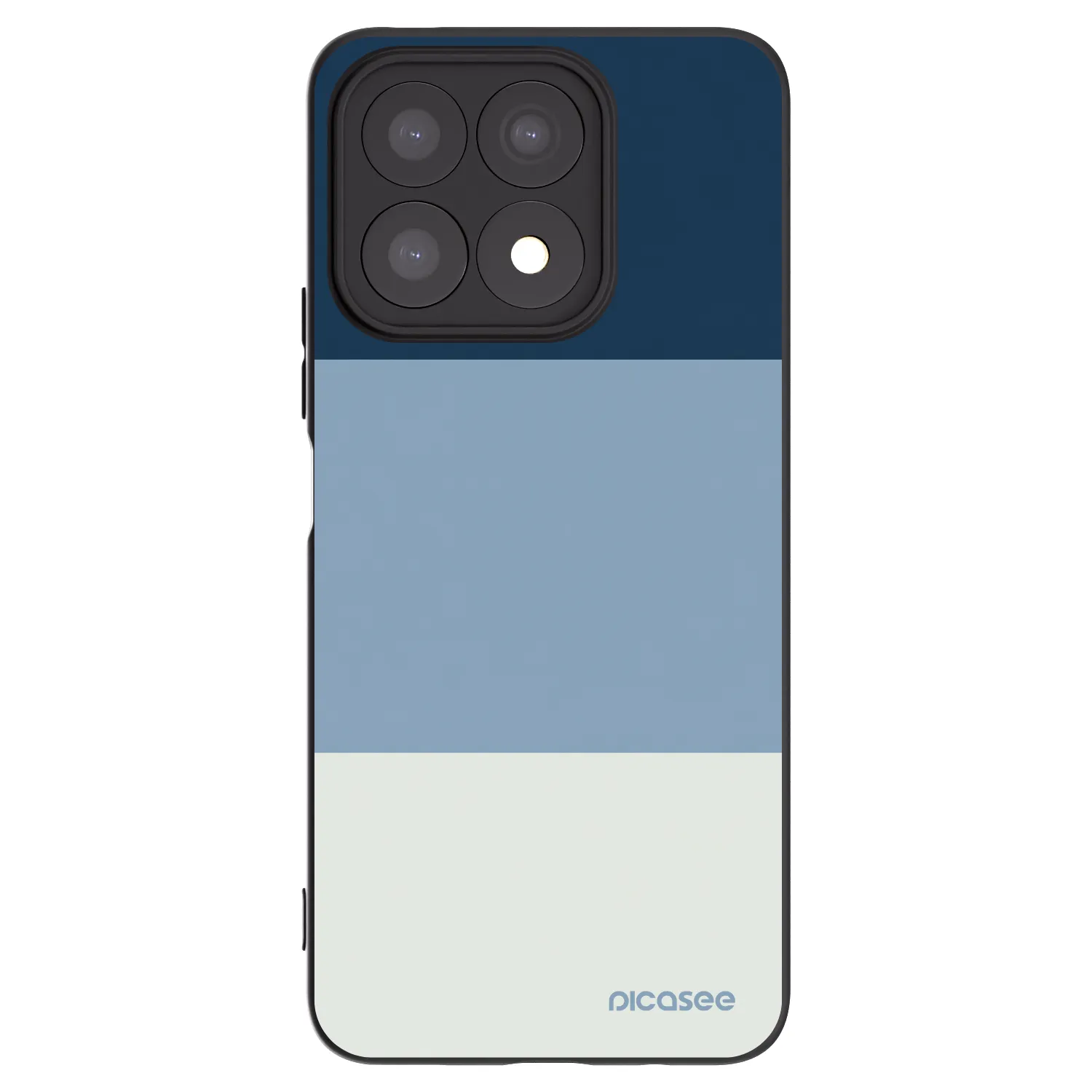 Picasee fekete szilikon tok az alábbi mobiltelefonokra Honor X8a - Coastal Blue
