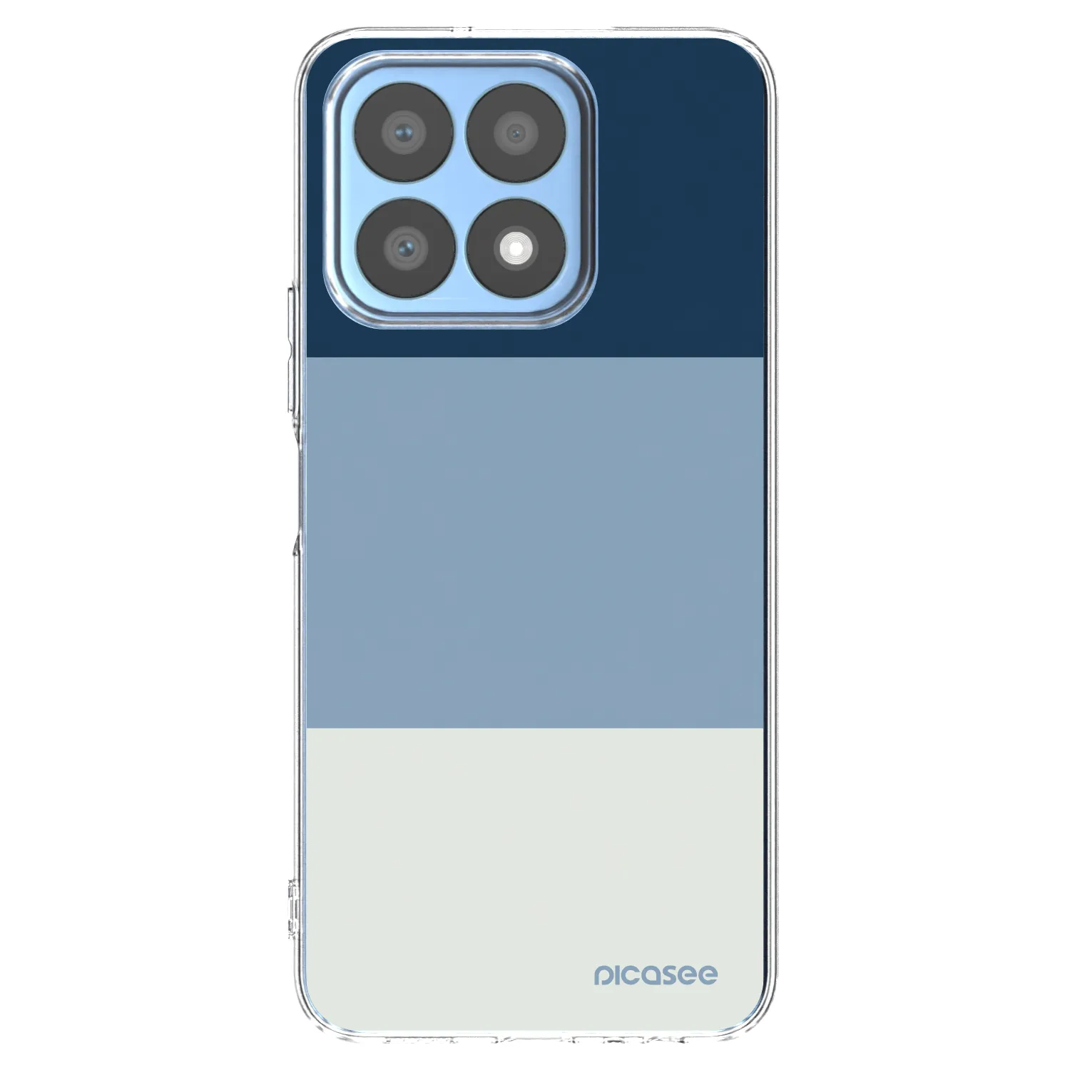 Picasee átlátszó szilikon tok az alábbi mobiltelefonokra Honor X8a - Coastal Blue