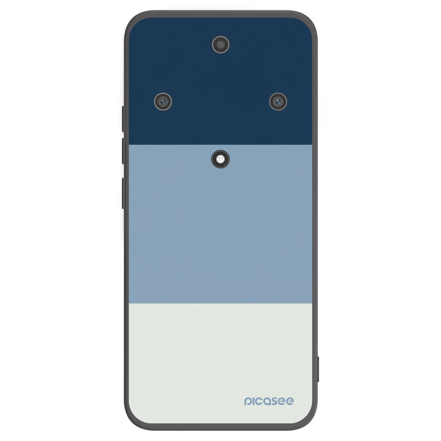 Picasee fekete szilikon tok az alábbi mobiltelefonokra Honor Magic5 Lite 5G - Coastal Blue