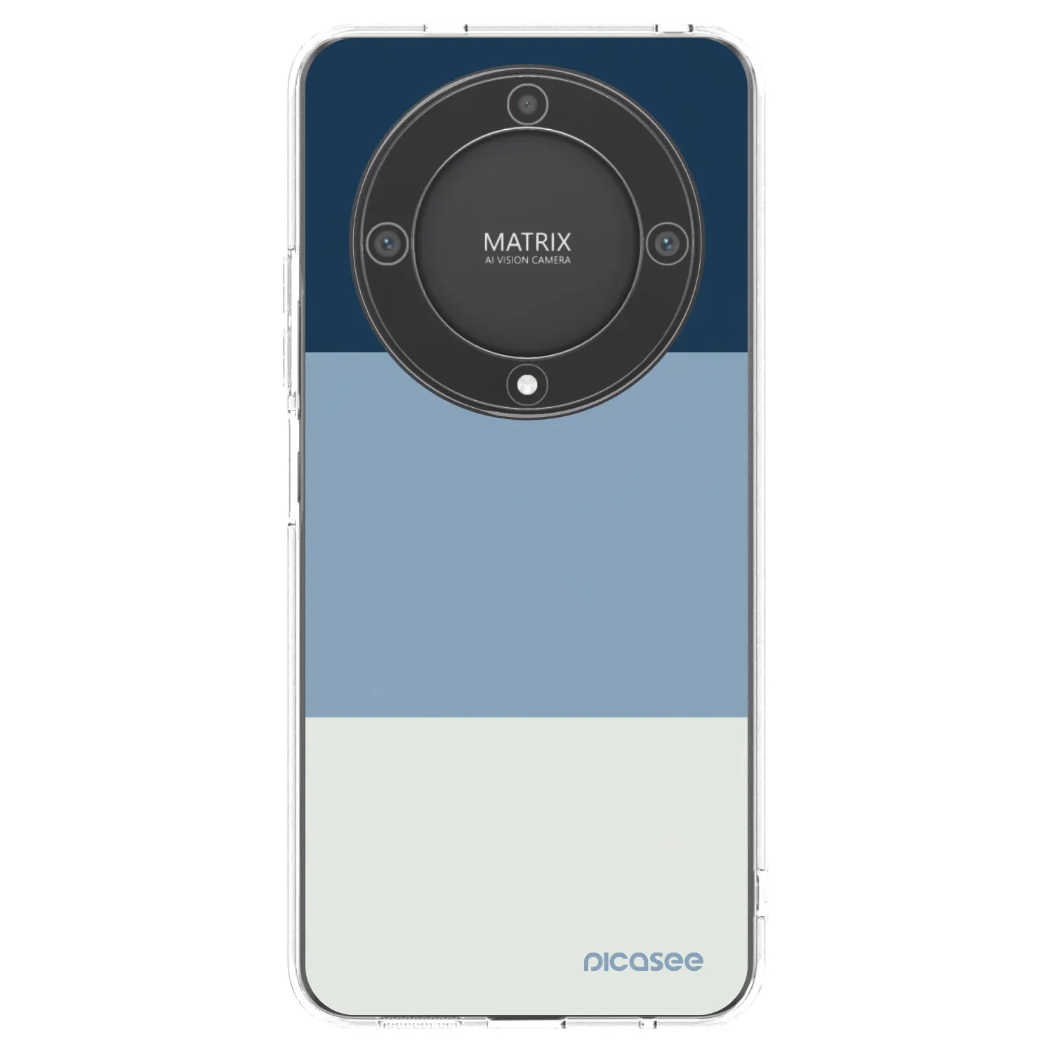 Picasee átlátszó szilikon tok az alábbi mobiltelefonokra Honor Magic5 Lite 5G - Coastal Blue
