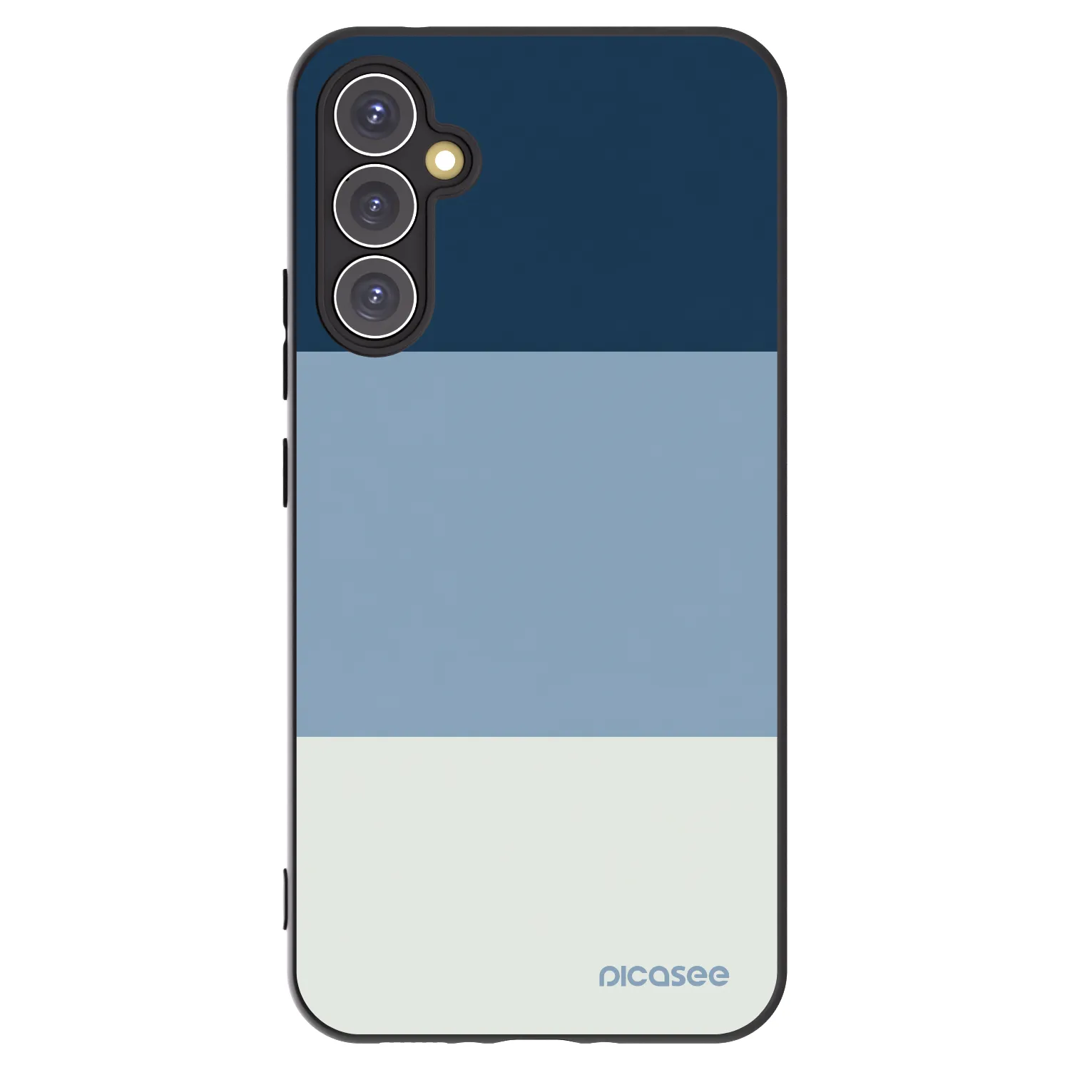 Picasee fekete szilikon tok az alábbi mobiltelefonokra Samsung Galaxy A34 5G A346B - Coastal Blue