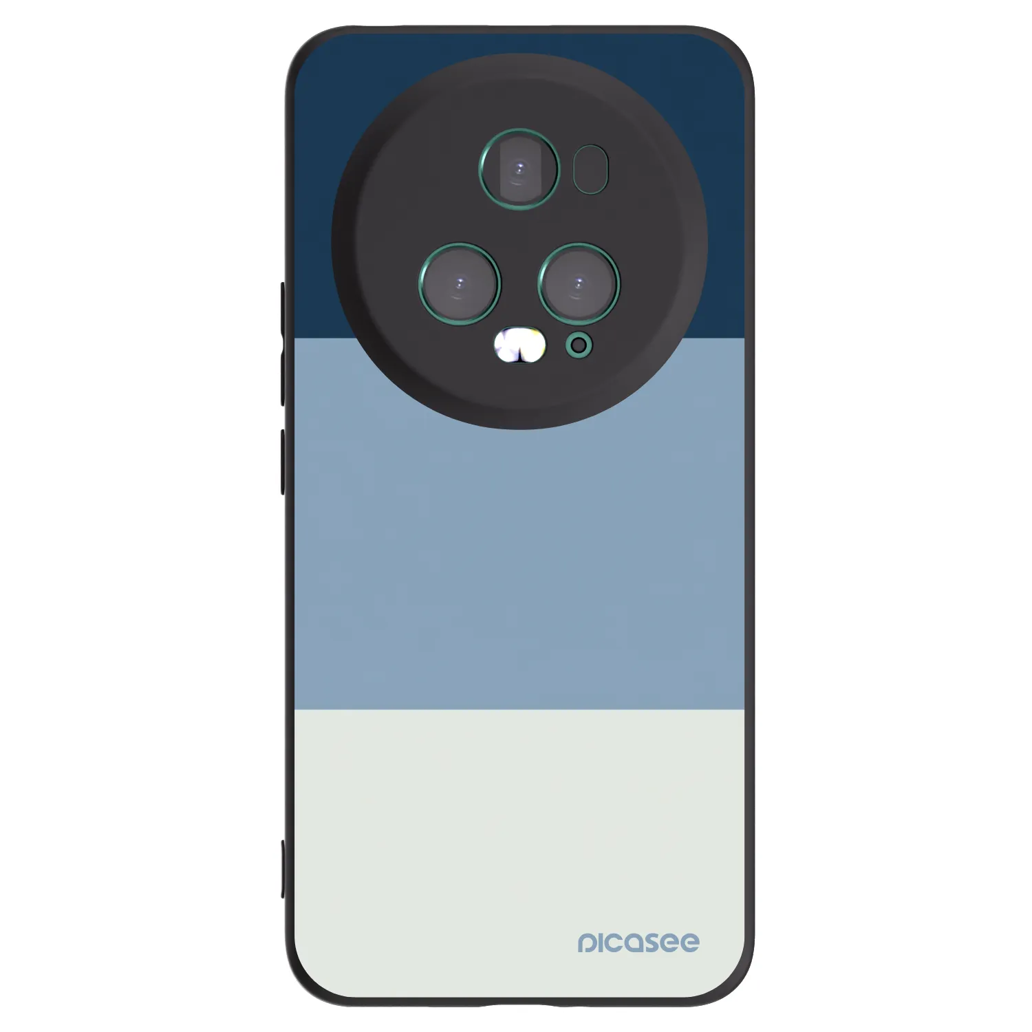 Picasee fekete szilikon tok az alábbi mobiltelefonokra Honor Magic5 Pro - Coastal Blue