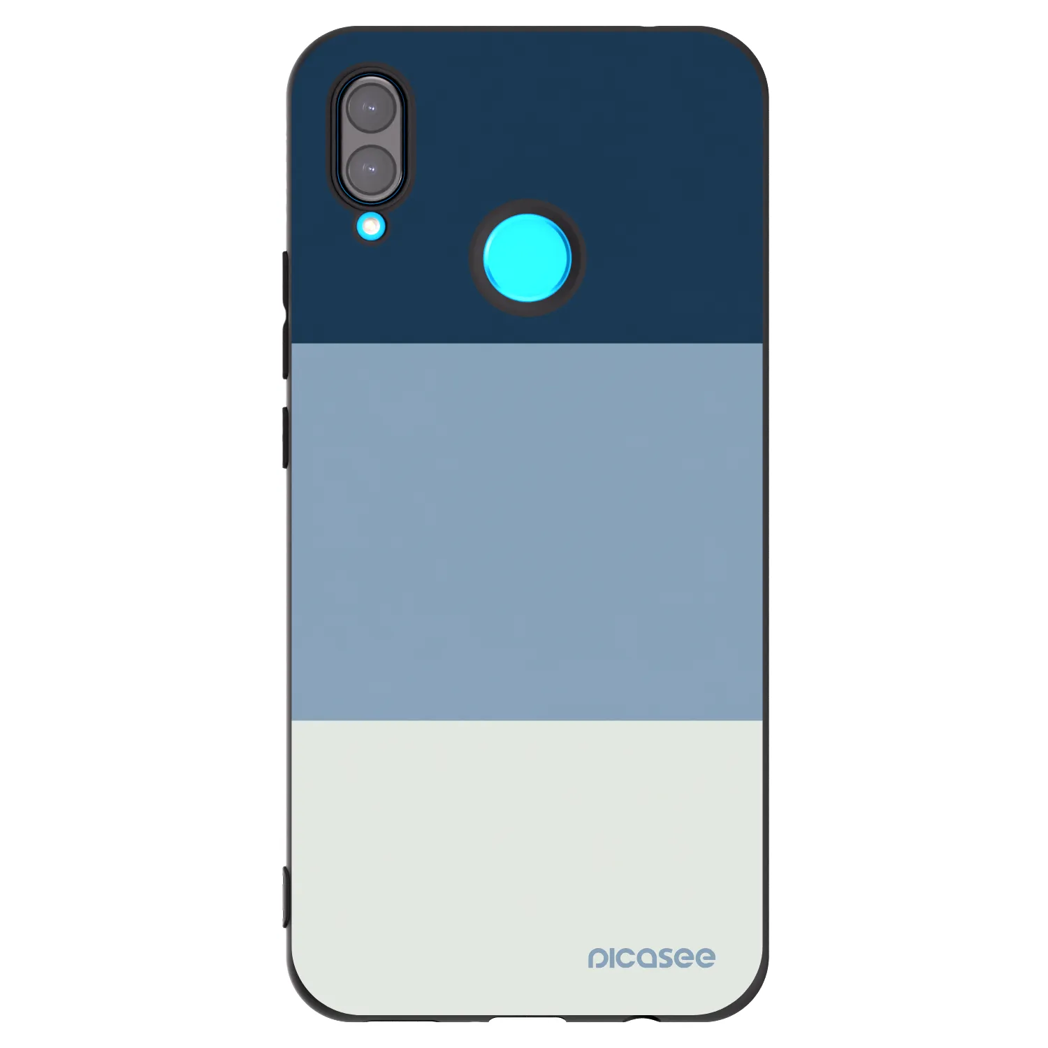 Picasee fekete szilikon tok az alábbi mobiltelefonokra Huawei Nova 3i - Coastal Blue