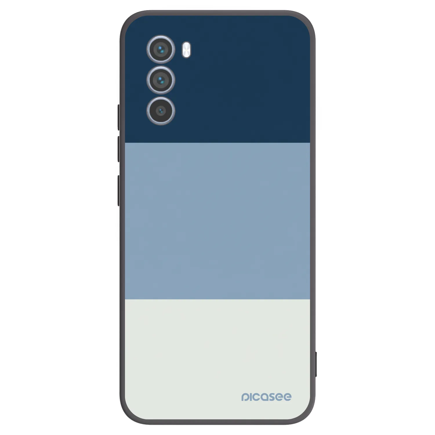 Picasee fekete szilikon tok az alábbi mobiltelefonokra Motorola Moto G62 - Coastal Blue