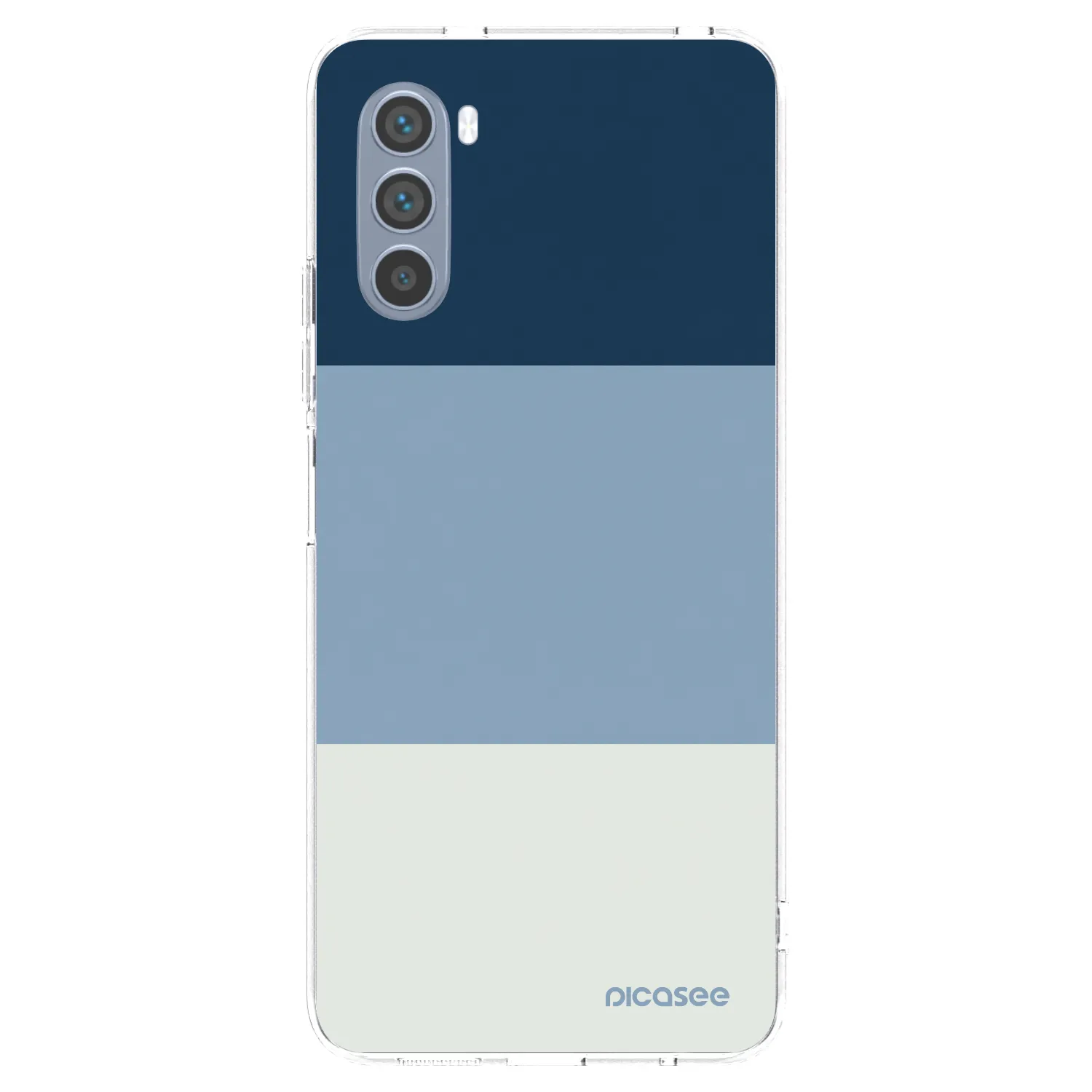 Picasee átlátszó szilikon tok az alábbi mobiltelefonokra Motorola Moto G62 - Coastal Blue