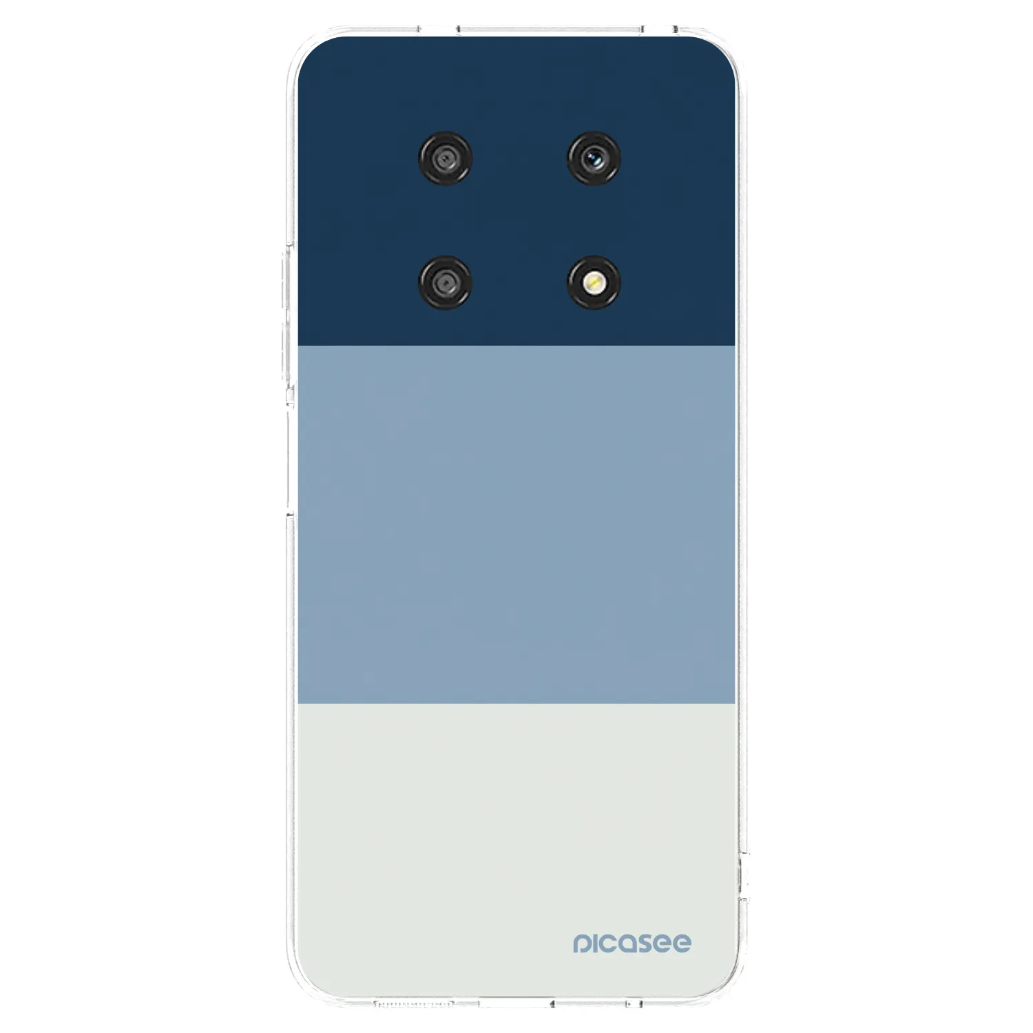 Picasee átlátszó szilikon tok az alábbi mobiltelefonokra Honor Magic4 Lite 5G - Coastal Blue