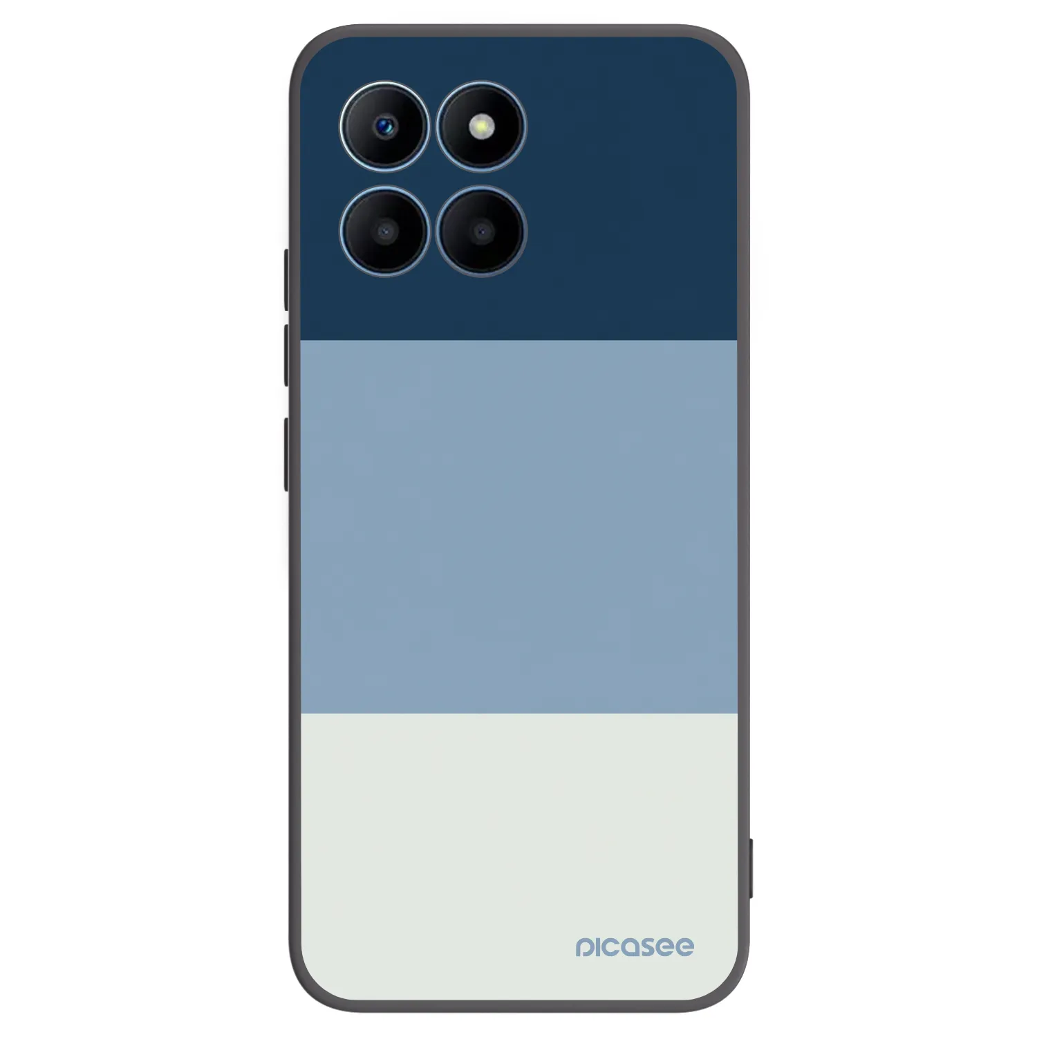 Picasee fekete szilikon tok az alábbi mobiltelefonokra Honor 70 Lite - Coastal Blue