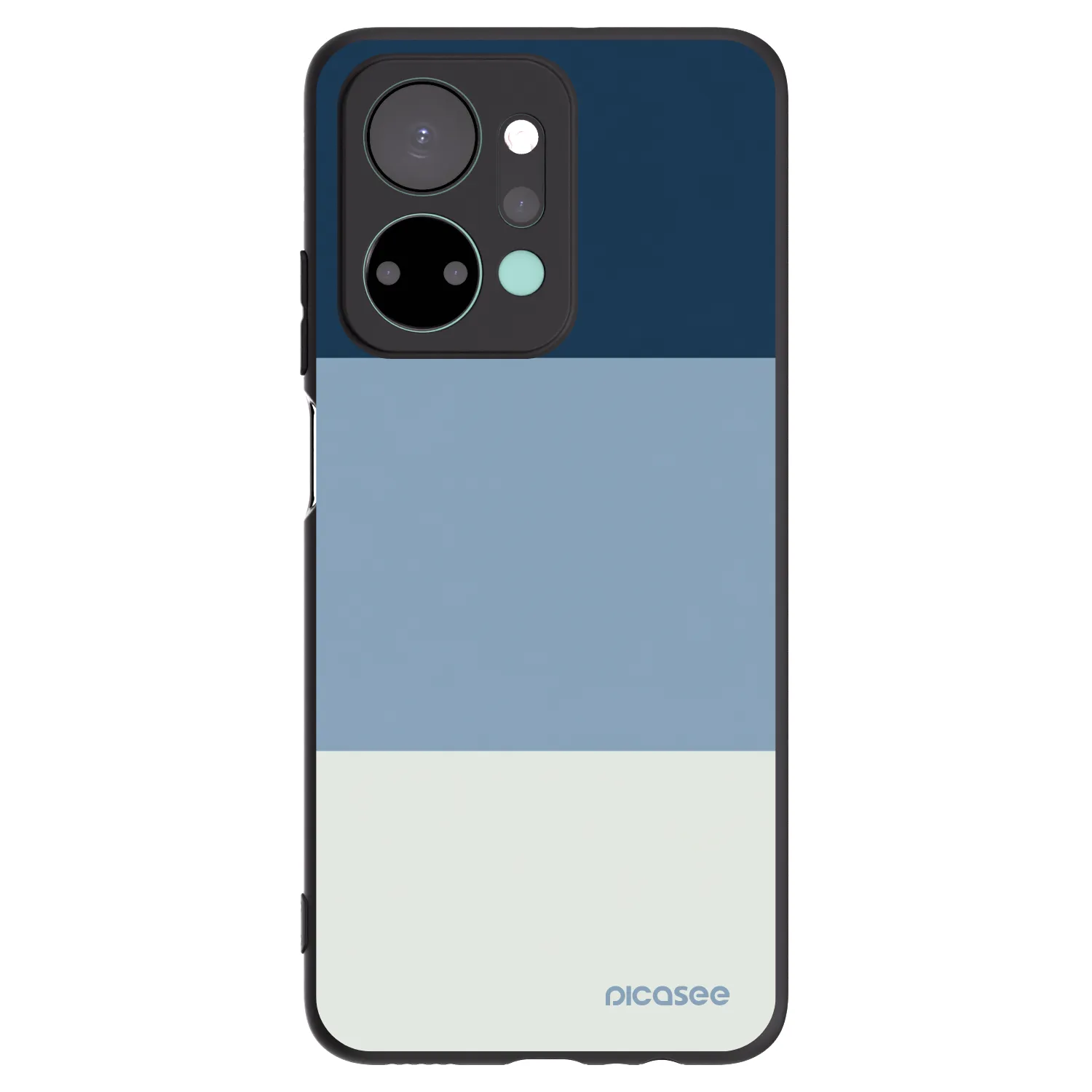 Picasee fekete szilikon tok az alábbi mobiltelefonokra Honor X7a - Coastal Blue