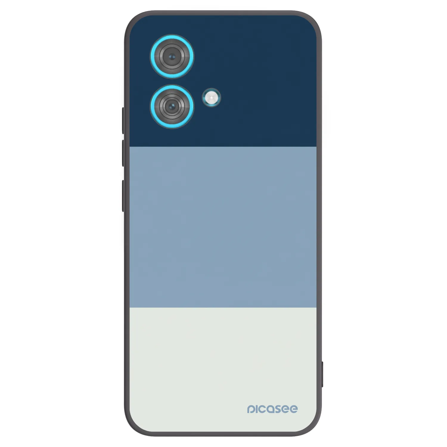 Picasee fekete szilikon tok az alábbi mobiltelefonokra Motorola Edge 40 Neo - Coastal Blue