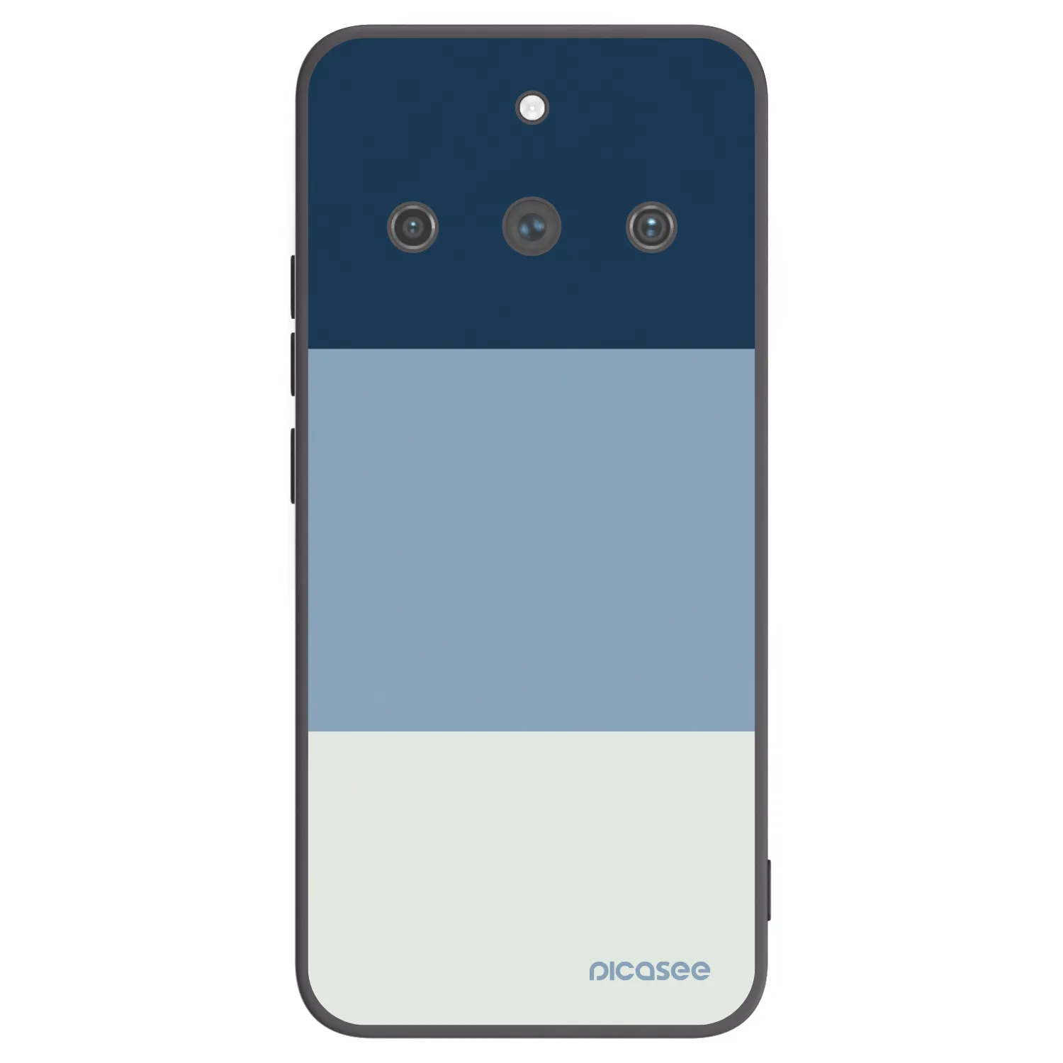 Picasee fekete szilikon tok az alábbi mobiltelefonokra Realme 11 Pro+ - Coastal Blue