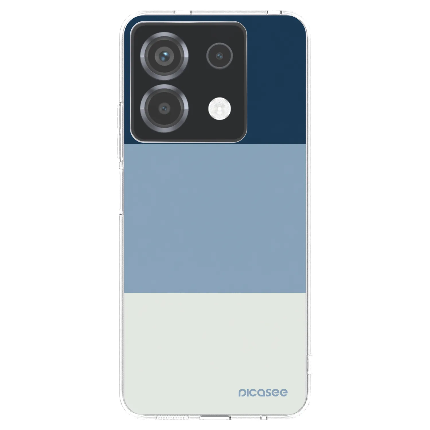 Picasee átlátszó szilikon tok az alábbi mobiltelefonokra Xiaomi Poco X6 - Coastal Blue