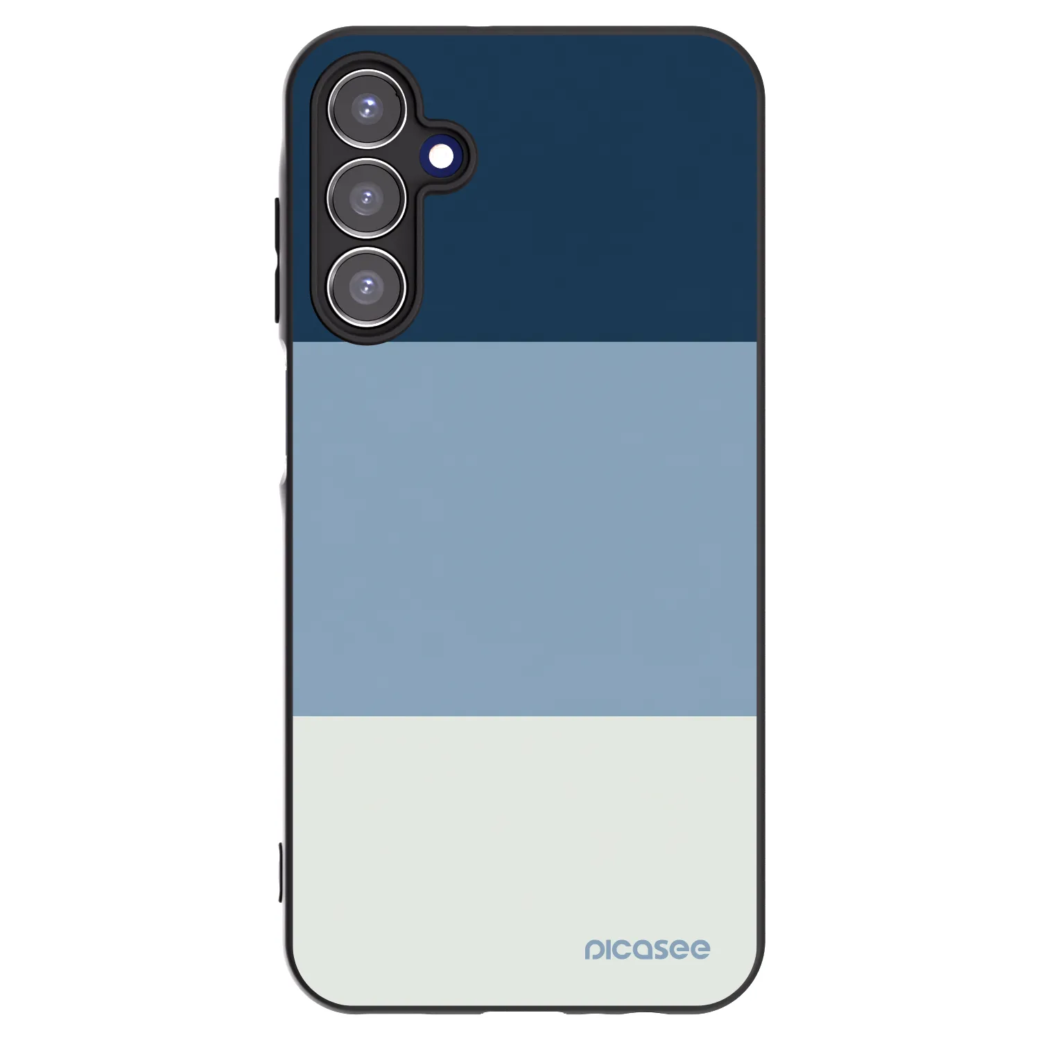 Picasee fekete szilikon tok az alábbi mobiltelefonokra Samsung Galaxy A15 A155F 4G - Coastal Blue