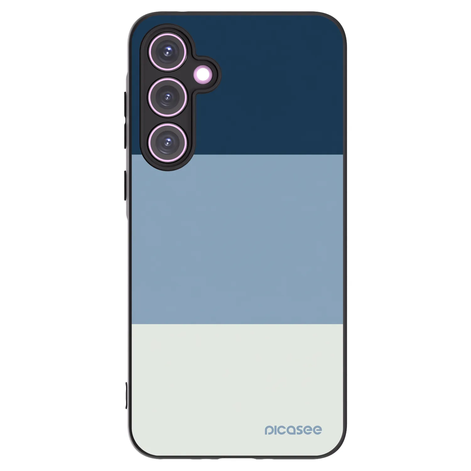 Picasee fekete szilikon tok az alábbi mobiltelefonokra Samsung Galaxy A35 5G A356B - Coastal Blue