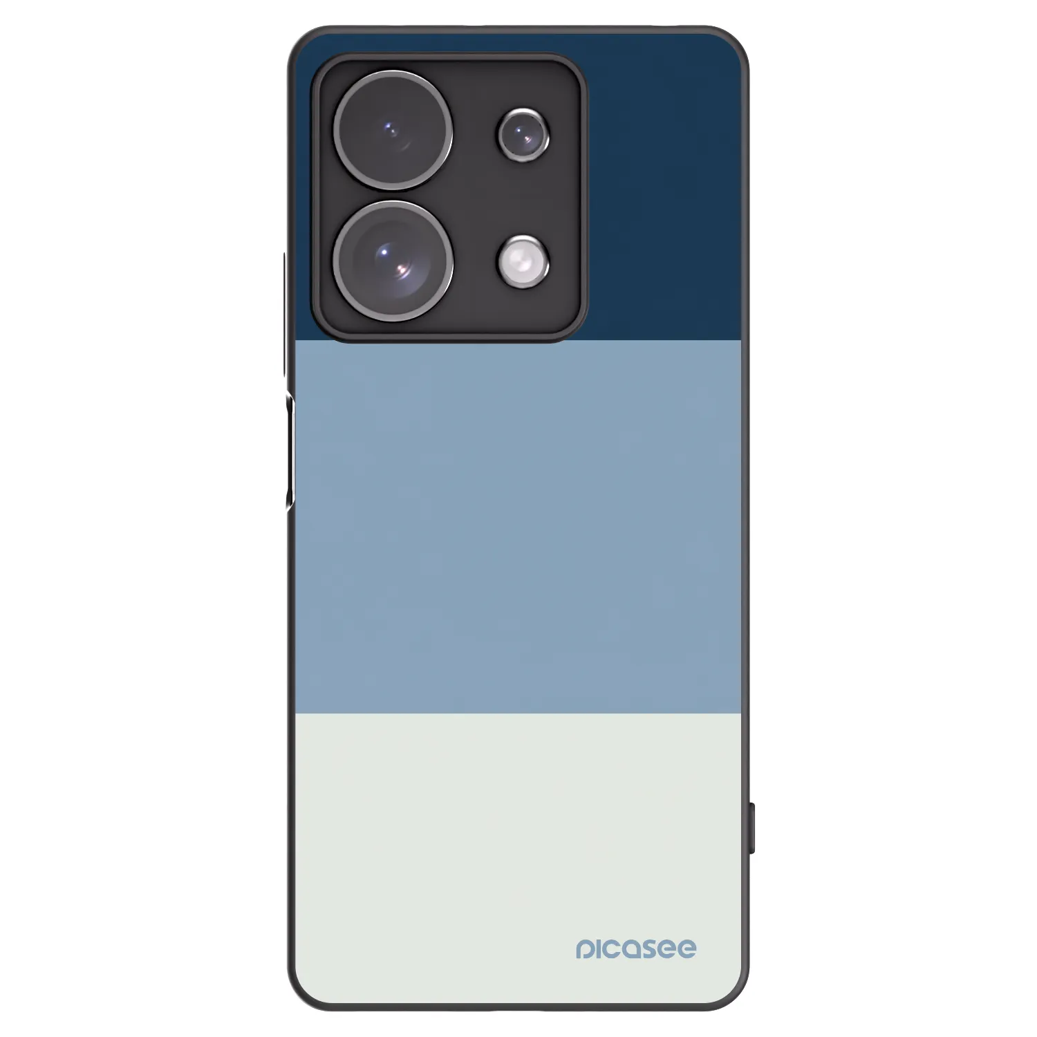 Picasee fekete szilikon tok az alábbi mobiltelefonokra Xiaomi Redmi Note 13 Pro 4G - Coastal Blue