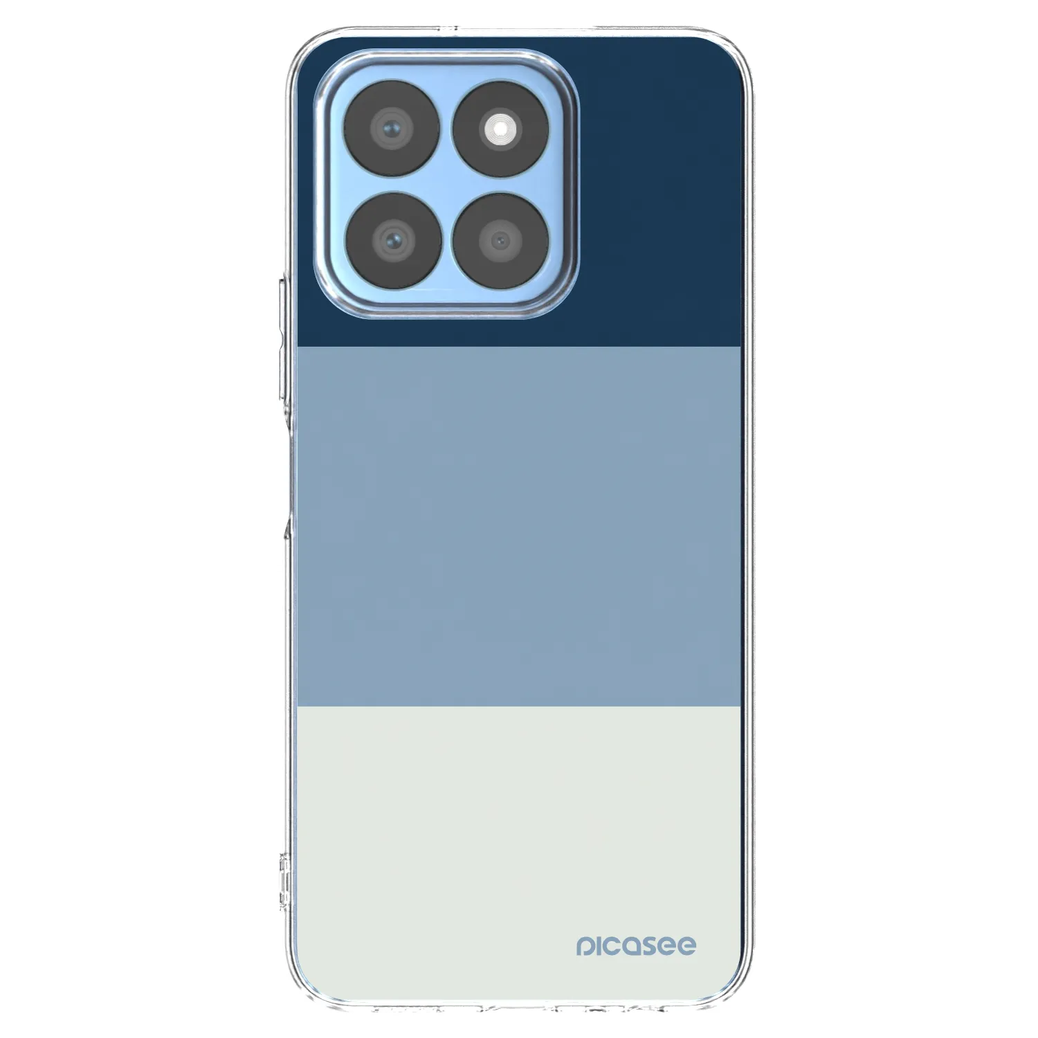 Picasee átlátszó szilikon tok az alábbi mobiltelefonokra Honor X8b - Coastal Blue