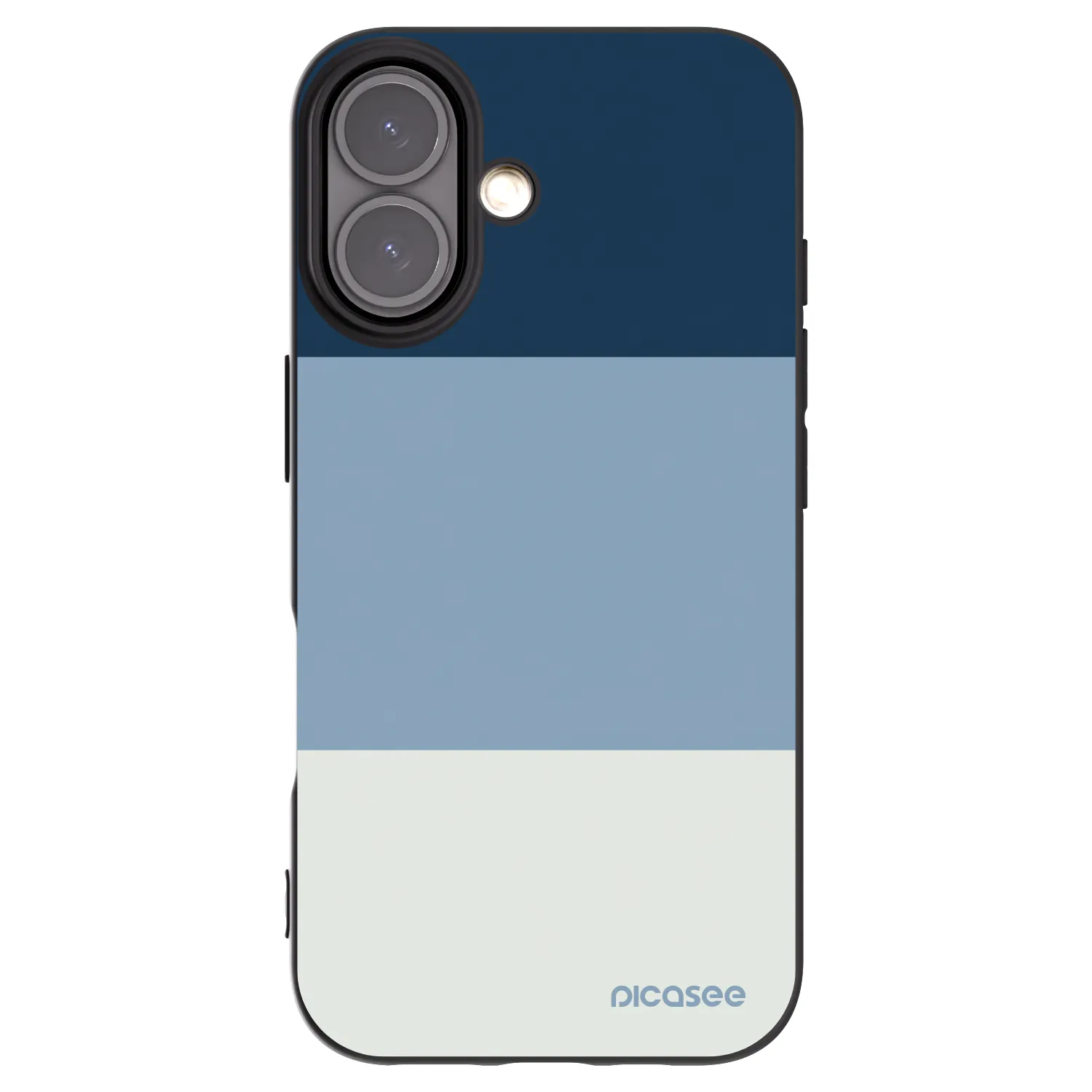 Picasee fekete szilikon tok az alábbi mobiltelefonokra Apple iPhone 16 - Coastal Blue