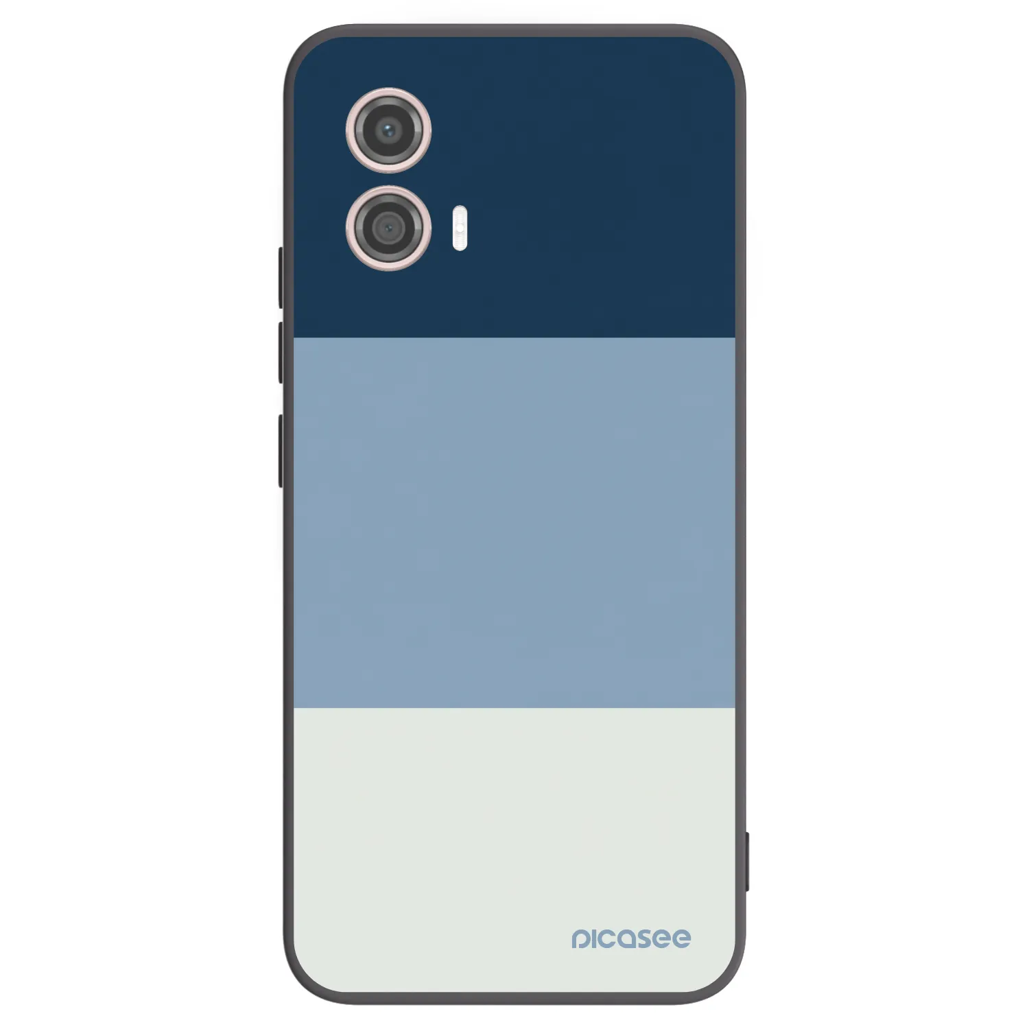 Picasee fekete szilikon tok az alábbi mobiltelefonokra Motorola Moto G53 5G - Coastal Blue