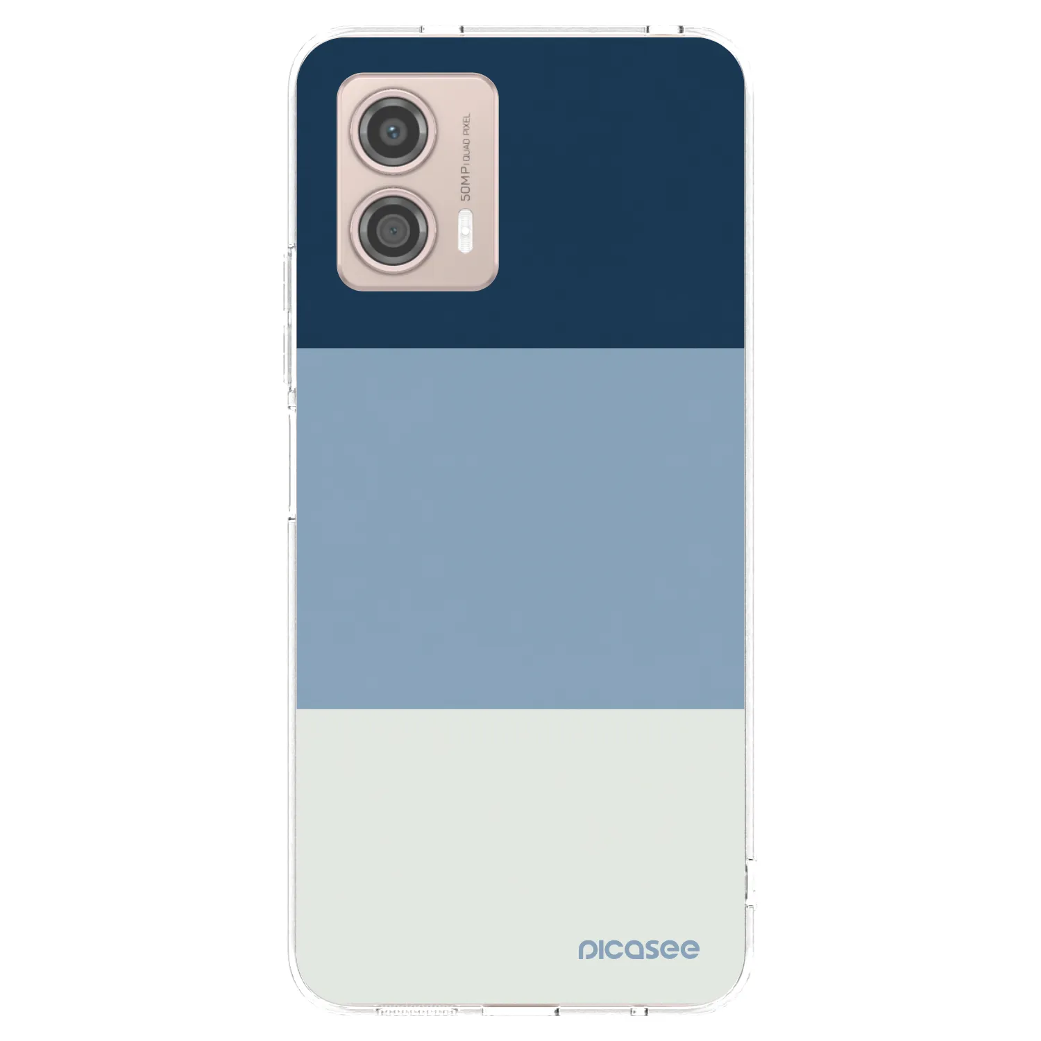 Picasee átlátszó szilikon tok az alábbi mobiltelefonokra Motorola Moto G53 5G - Coastal Blue