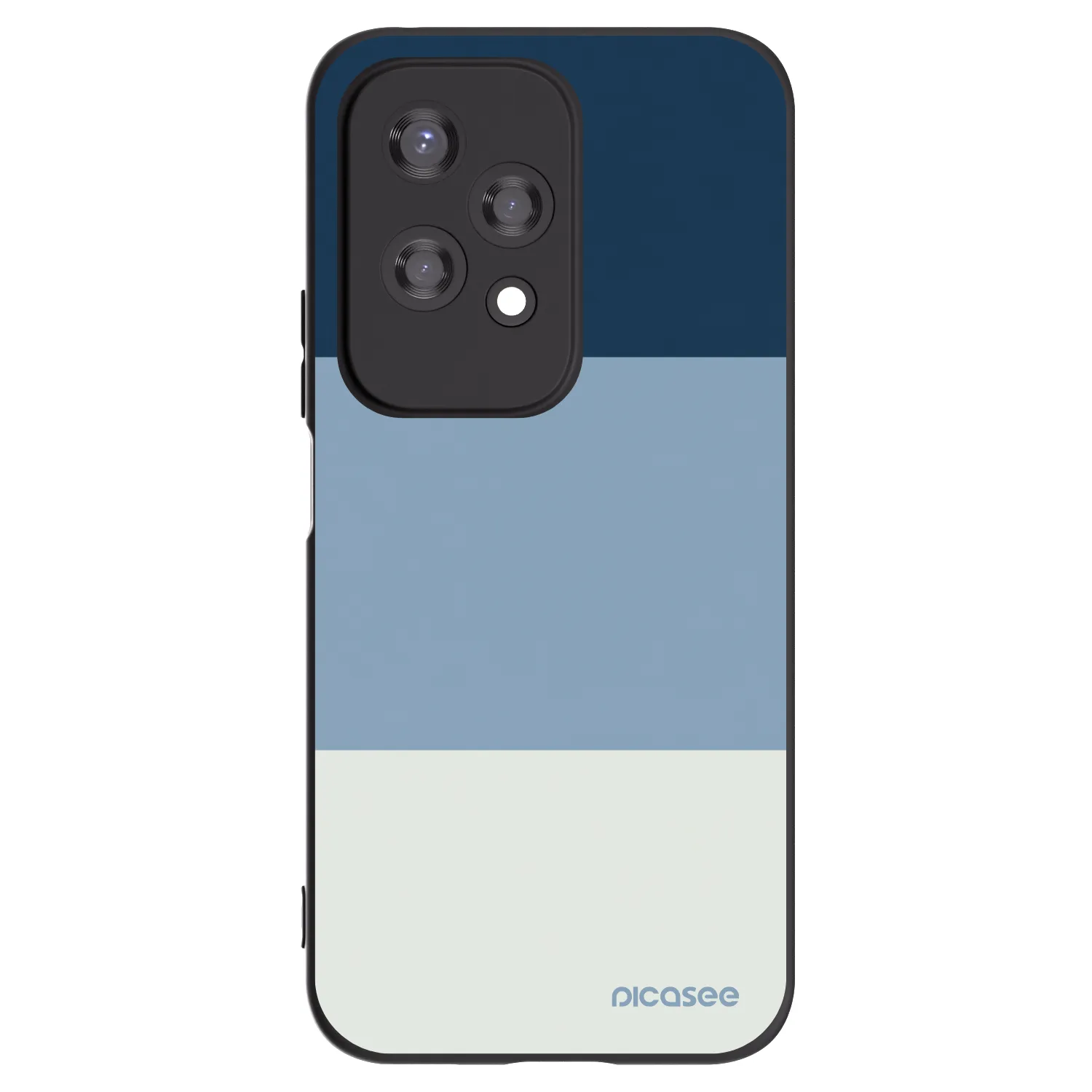 Picasee fekete szilikon tok az alábbi mobiltelefonokra Honor 200 Lite - Coastal Blue