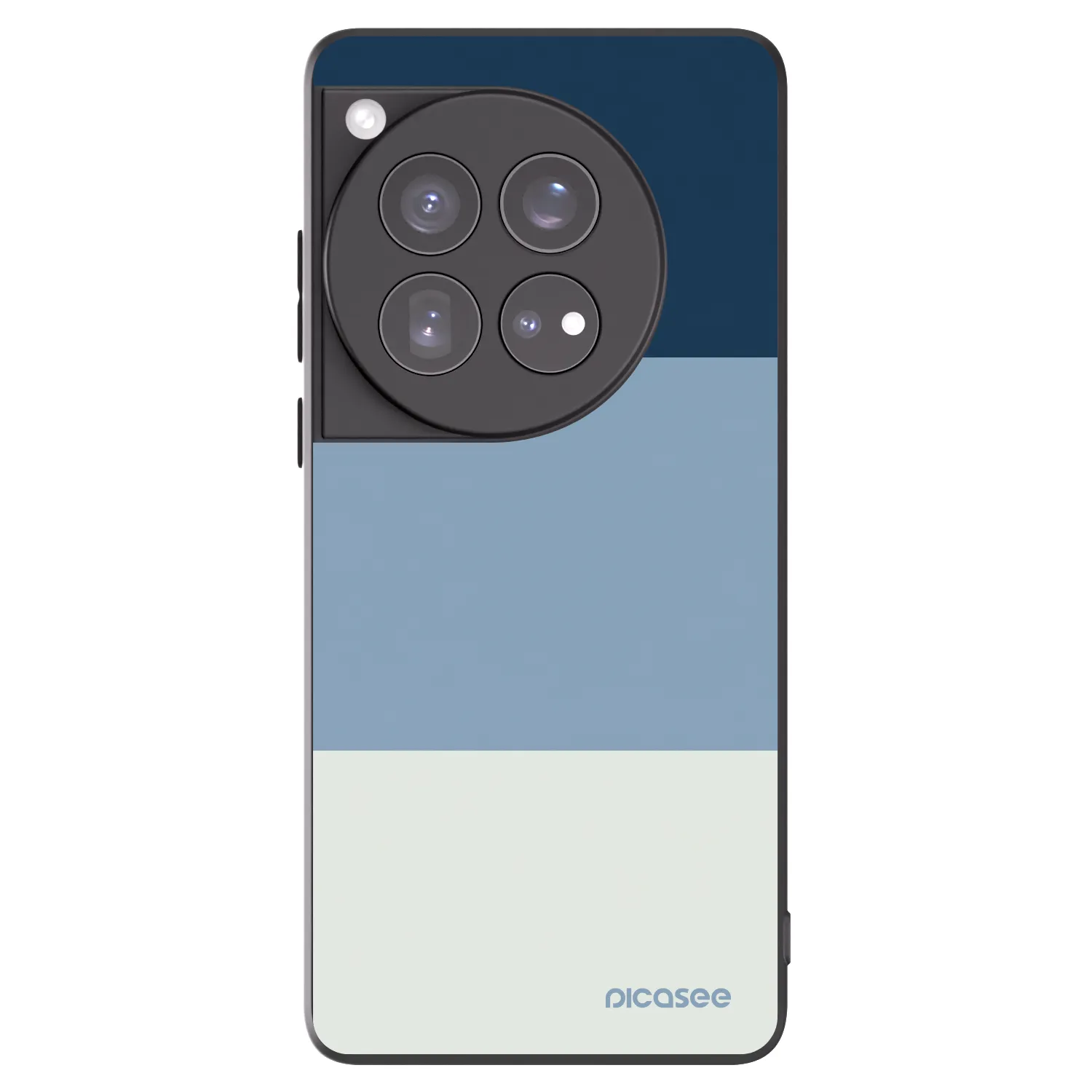 Picasee fekete szilikon tok az alábbi mobiltelefonokra OnePlus 12 5G - Coastal Blue