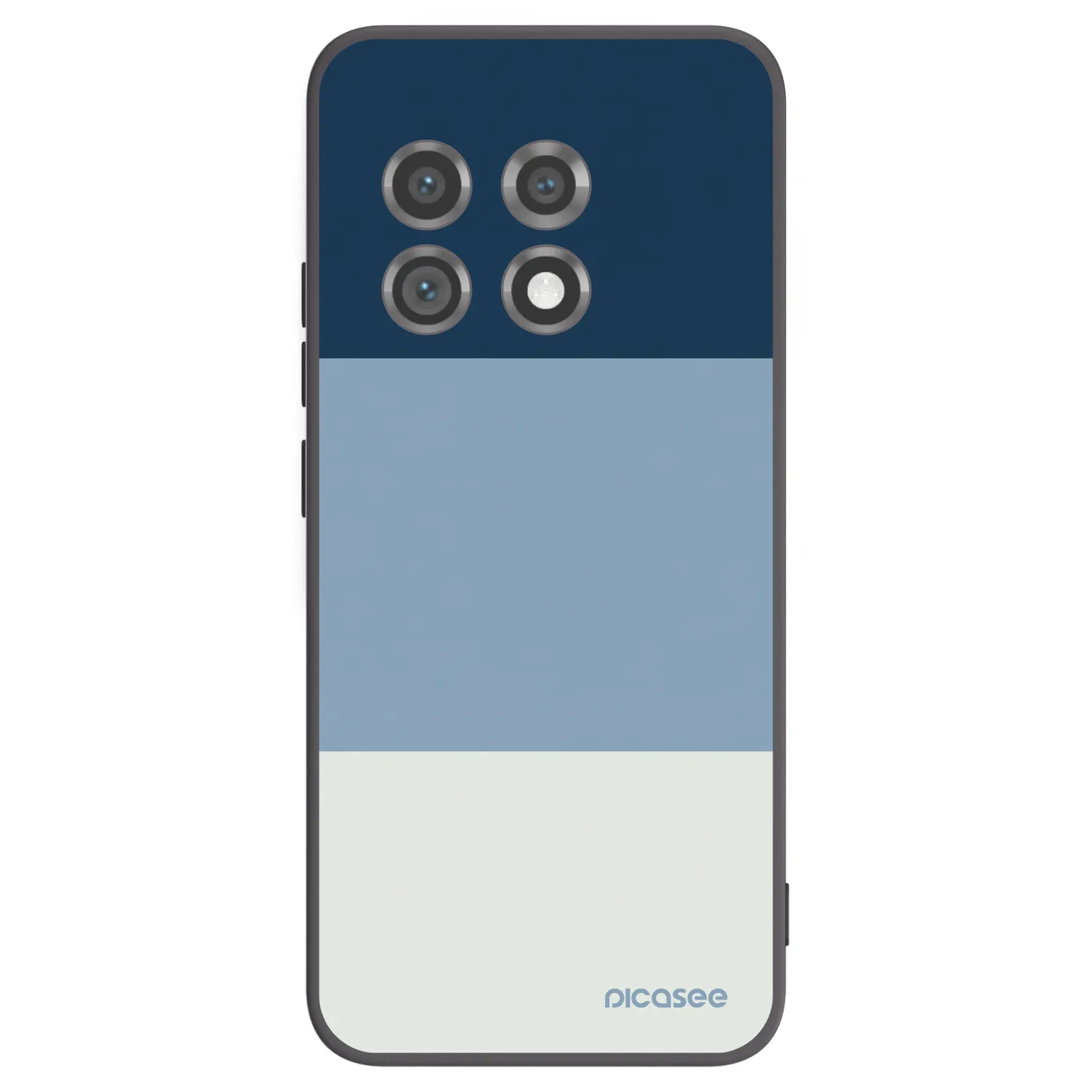 Picasee fekete szilikon tok az alábbi mobiltelefonokra OnePlus 11 5G - Coastal Blue