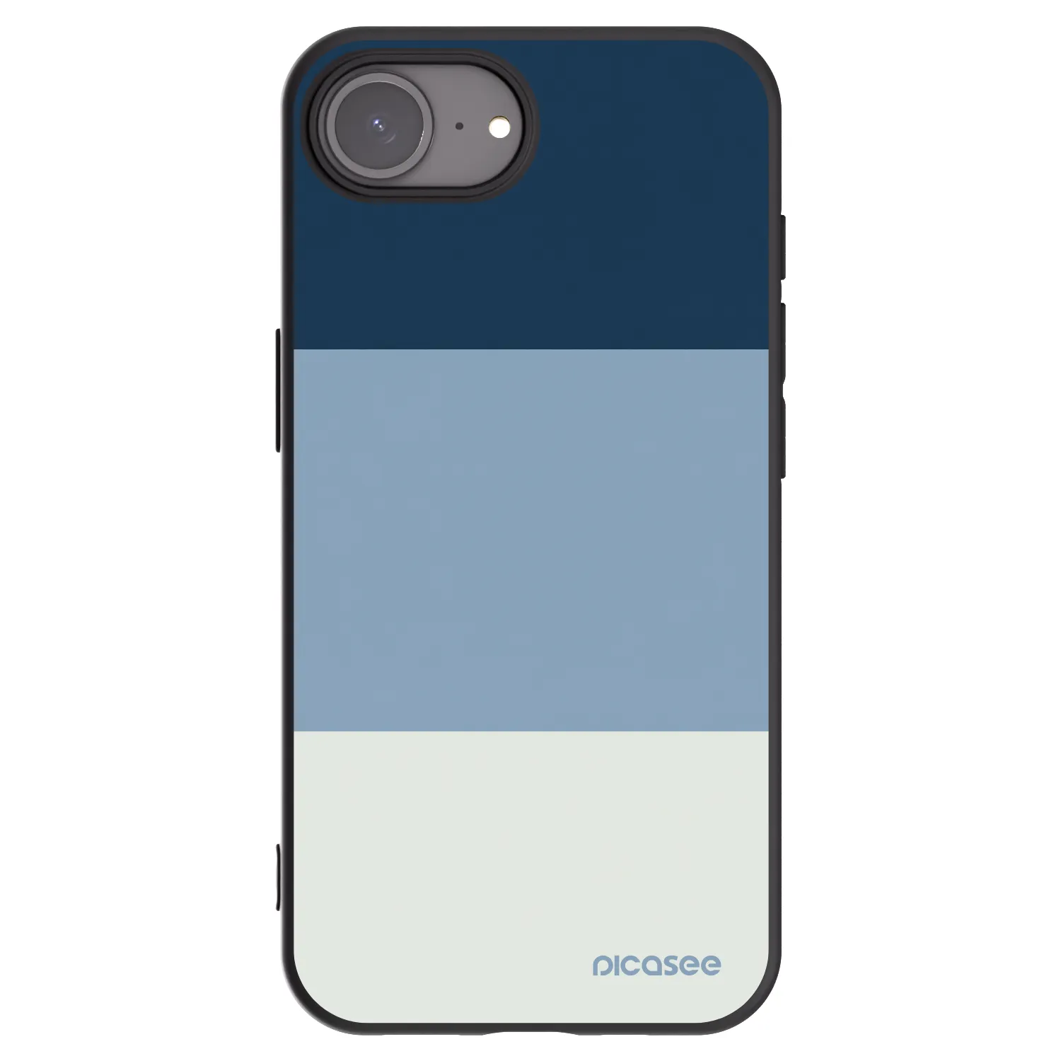 Picasee fekete szilikon tok az alábbi mobiltelefonokra Apple iPhone 16e - Coastal Blue
