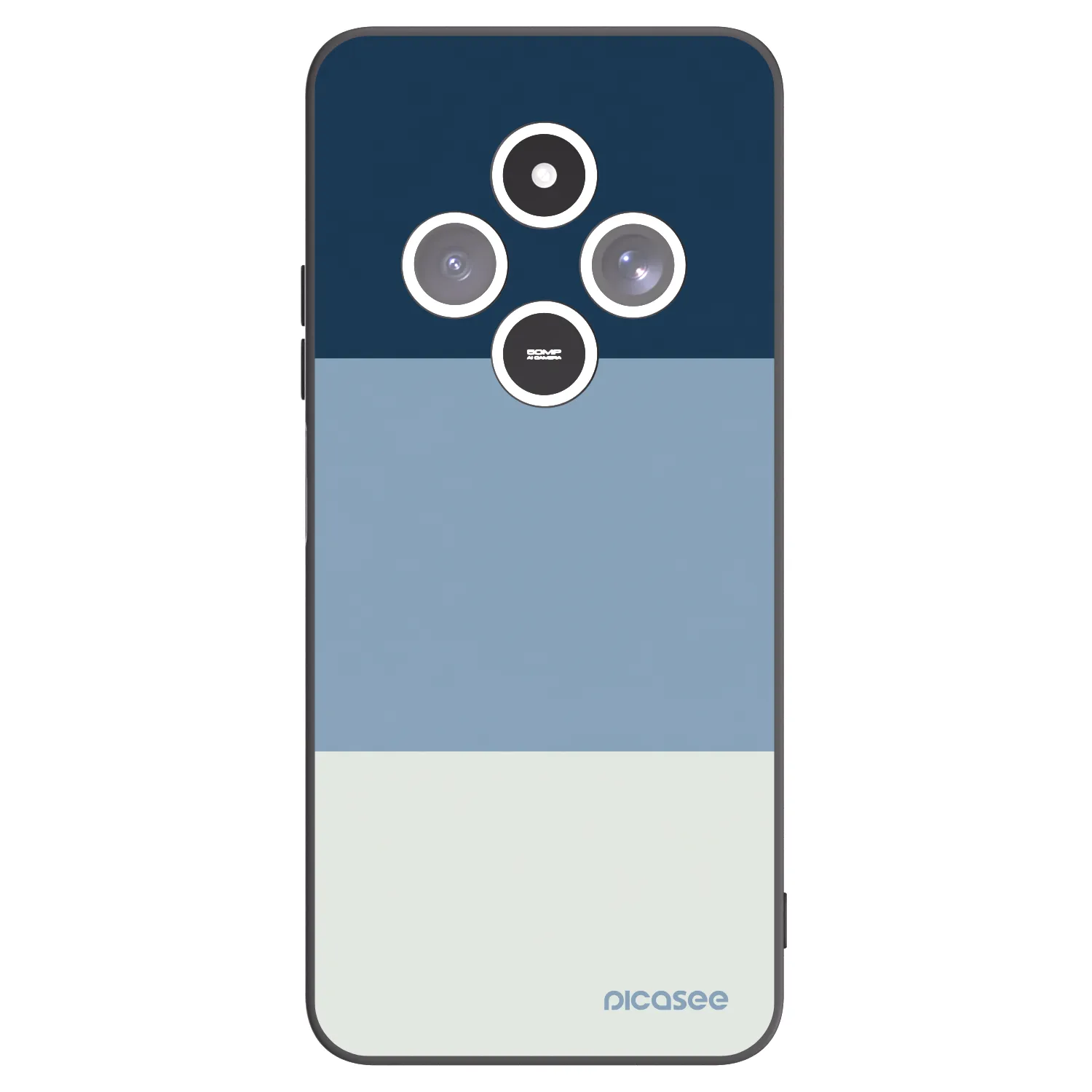 Picasee fekete szilikon tok az alábbi mobiltelefonokra Xiaomi Redmi 14C - Coastal Blue