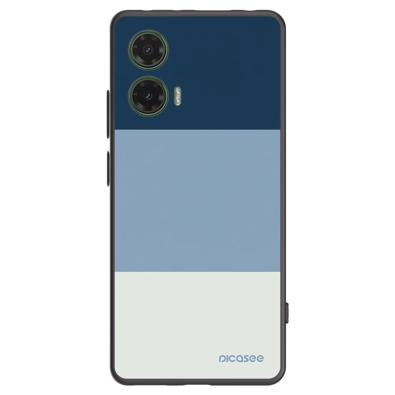 Picasee fekete szilikon tok az alábbi mobiltelefonokra Motorola Moto G35 5G - Coastal Blue