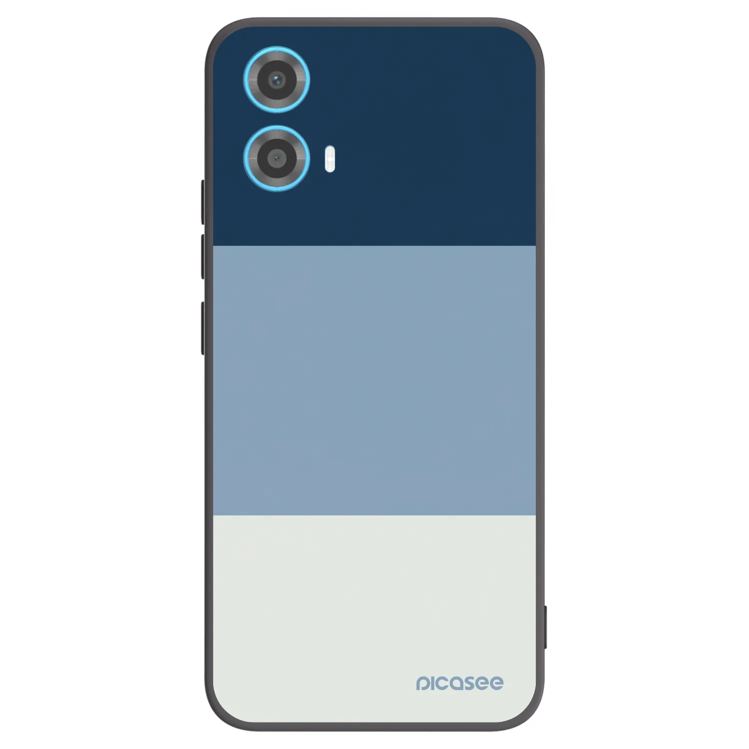 Picasee fekete szilikon tok az alábbi mobiltelefonokra Motorola Moto G34 5G - Coastal Blue