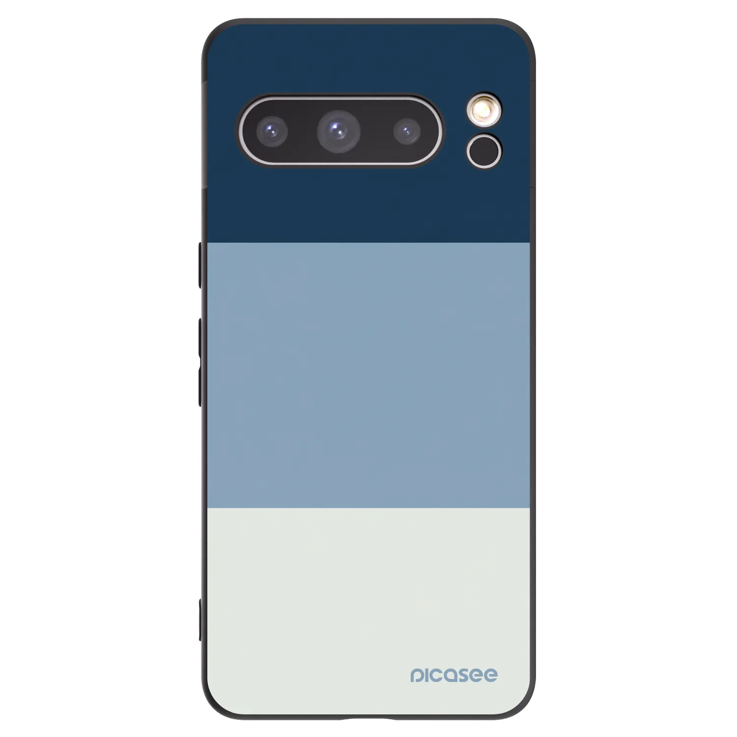 Picasee fekete szilikon tok az alábbi mobiltelefonokra Google Pixel 8 Pro - Coastal Blue
