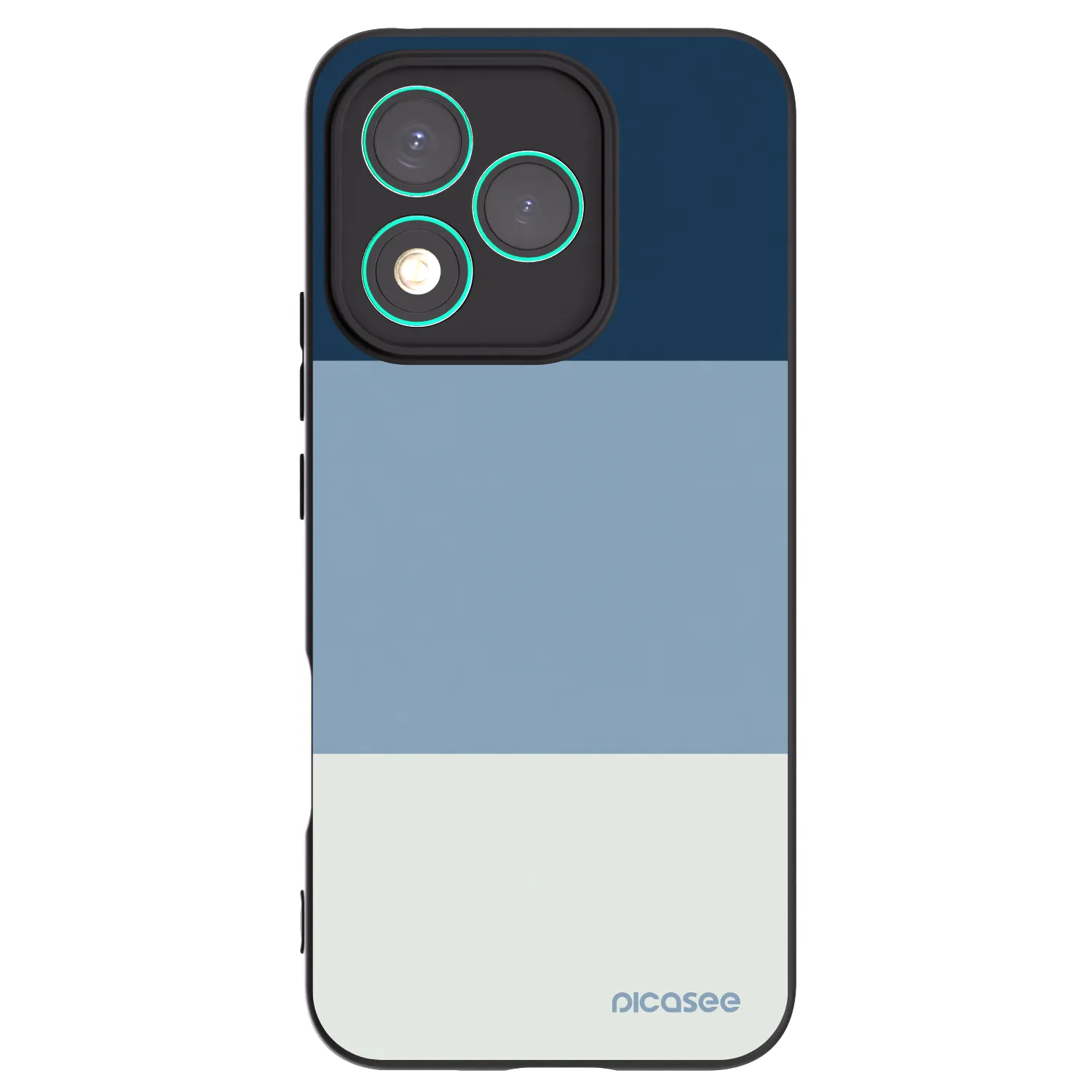 Picasee fekete szilikon tok az alábbi mobiltelefonokra Honor 400 Lite 5G - Coastal Blue