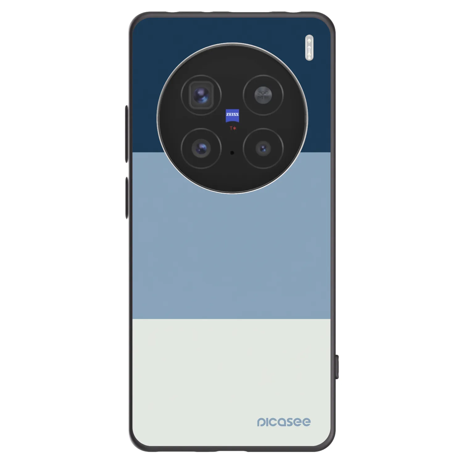 Picasee fekete szilikon tok az alábbi mobiltelefonokra Vivo X200 Pro - Coastal Blue