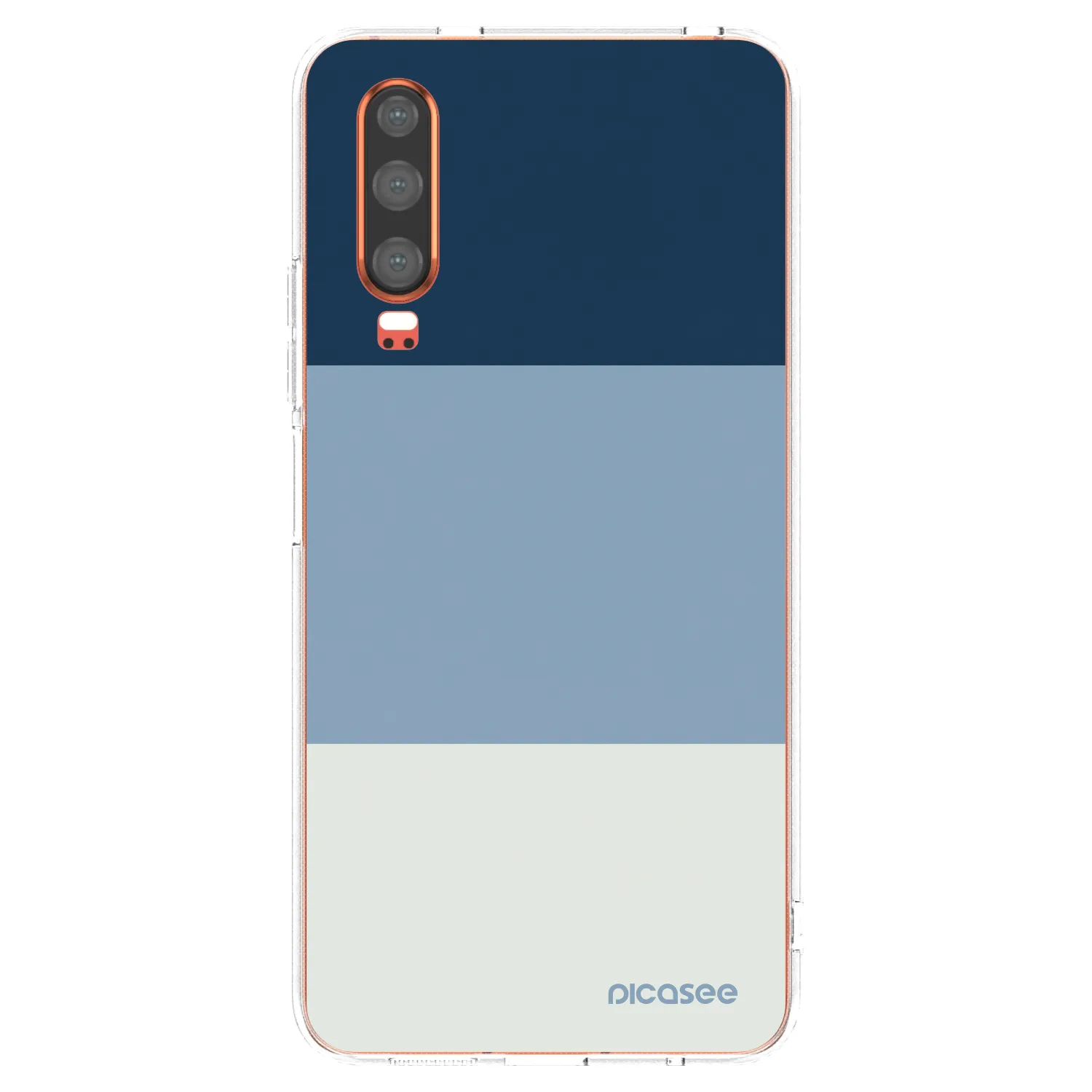 Picasee átlátszó szilikon tok az alábbi mobiltelefonokra Huawei P30 - Coastal Blue