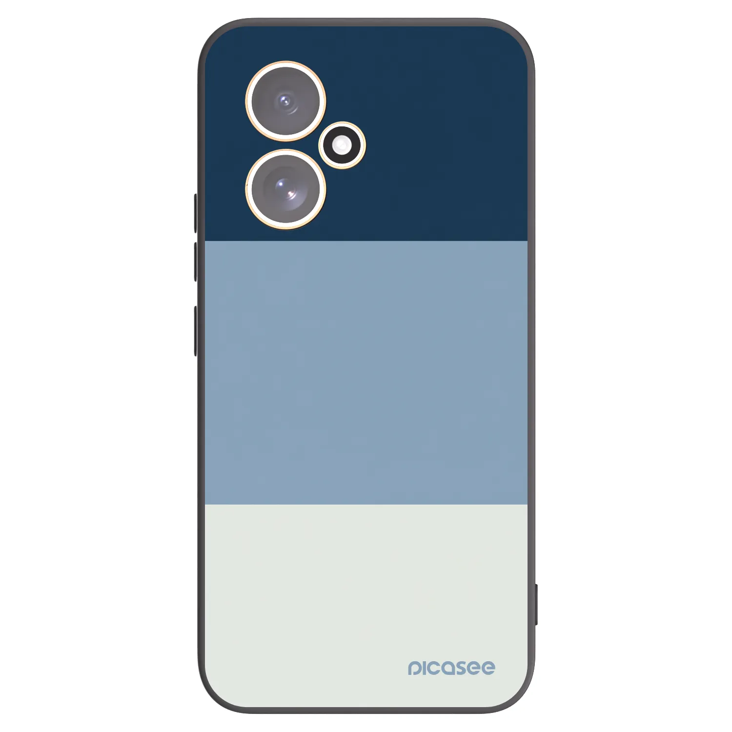 Picasee fekete szilikon tok az alábbi mobiltelefonokra Honor 400 5G - Coastal Blue