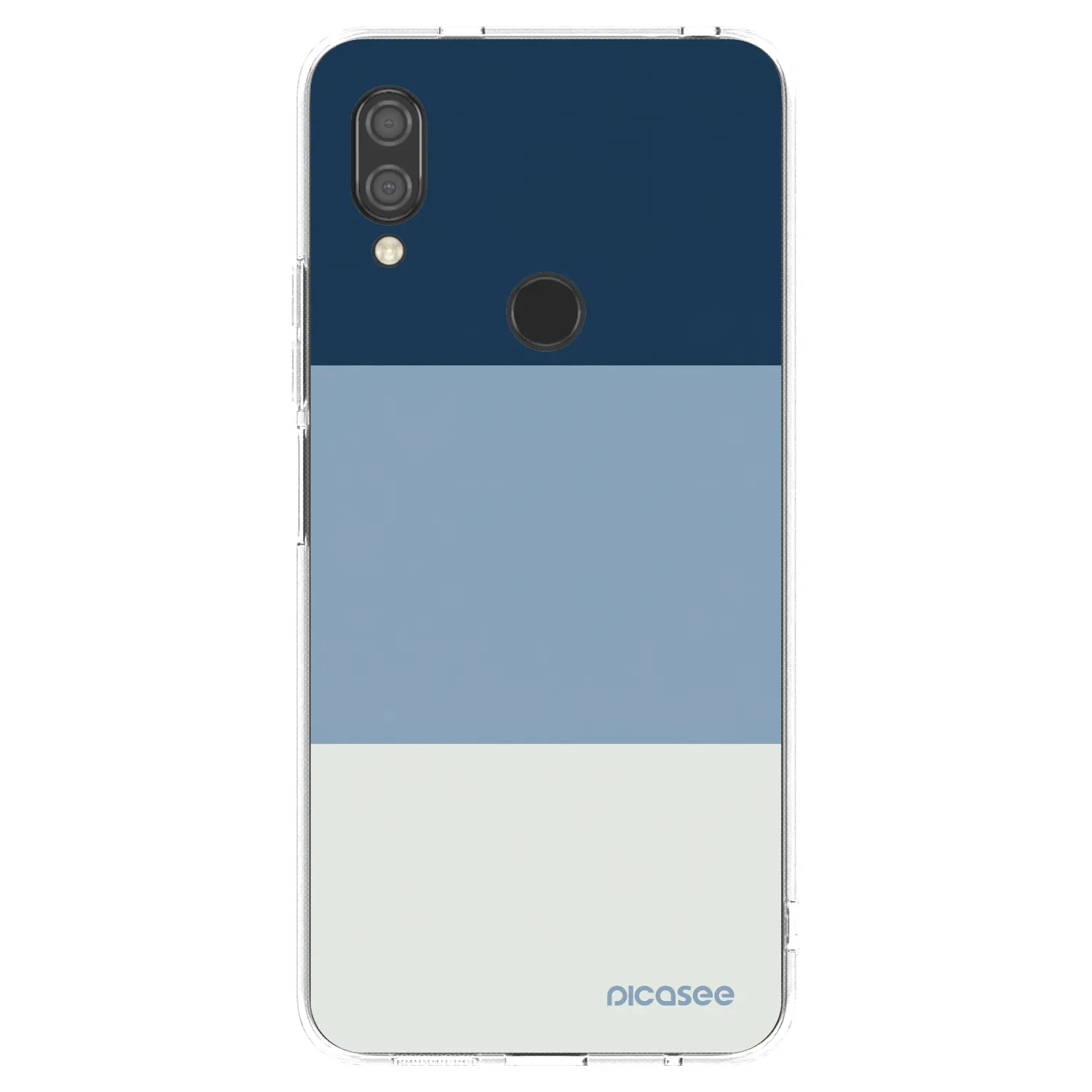 Picasee átlátszó szilikon tok az alábbi mobiltelefonokra Xiaomi Redmi 7 - Coastal Blue