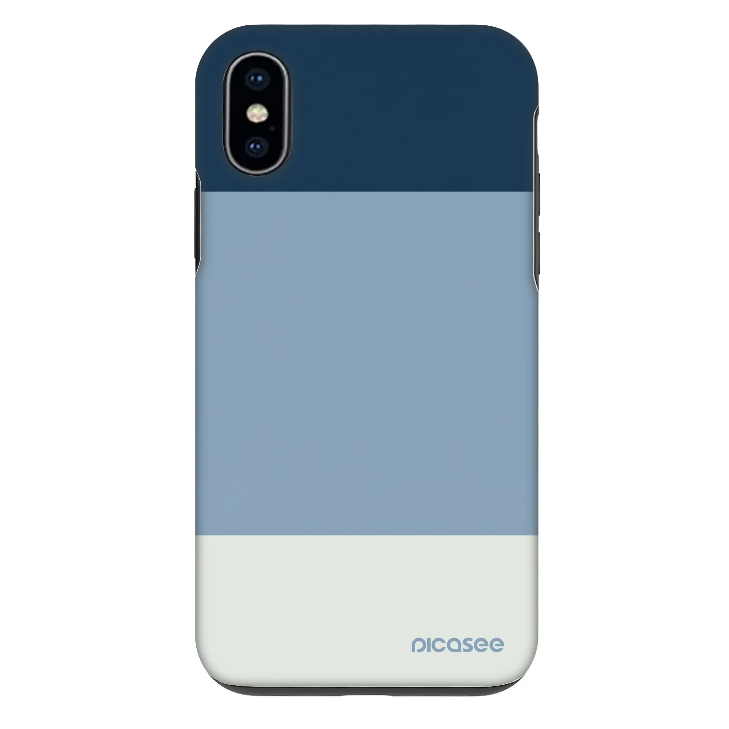 Picasee Fashion Case Apple iPhone X/XS - Coastal Blue