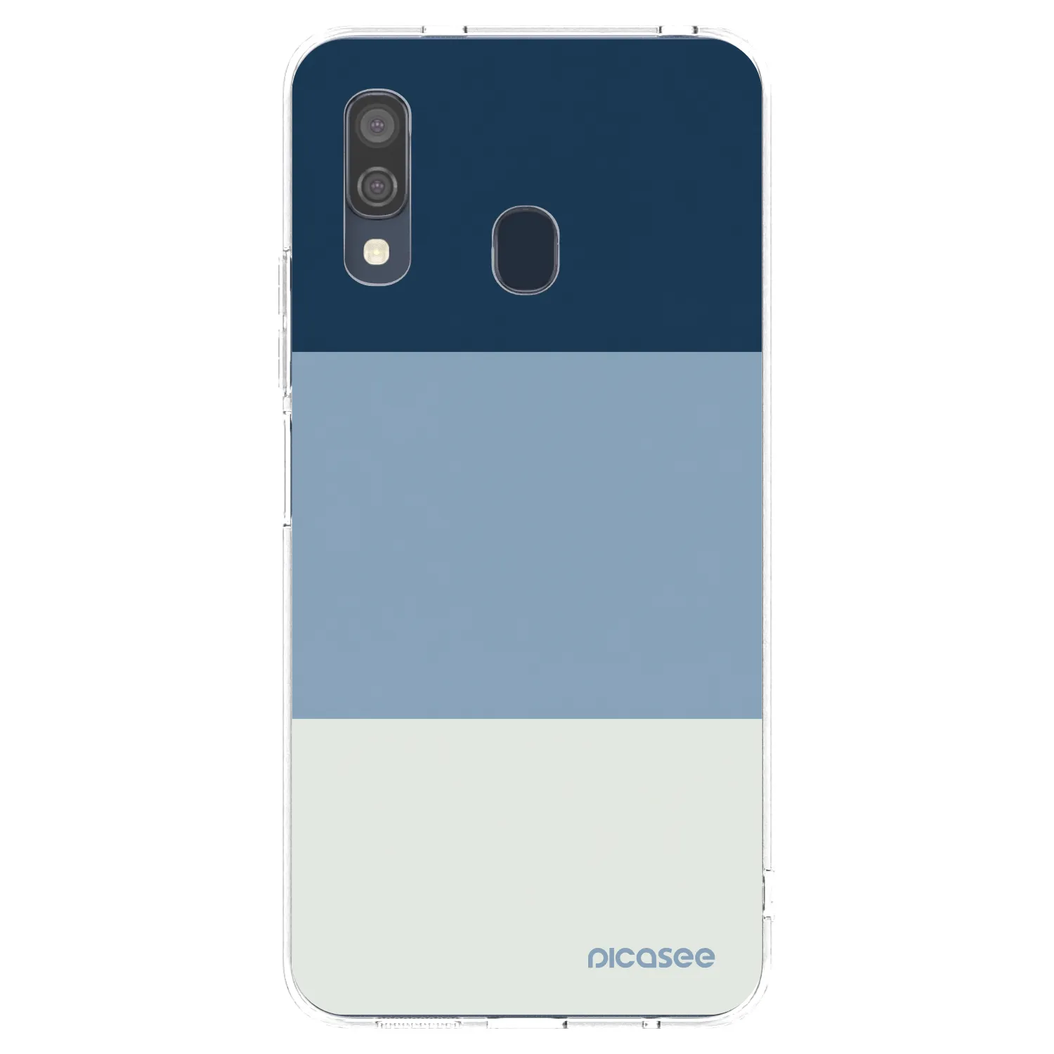 Picasee átlátszó szilikon tok az alábbi mobiltelefonokra Samsung Galaxy A40 A405F - Coastal Blue