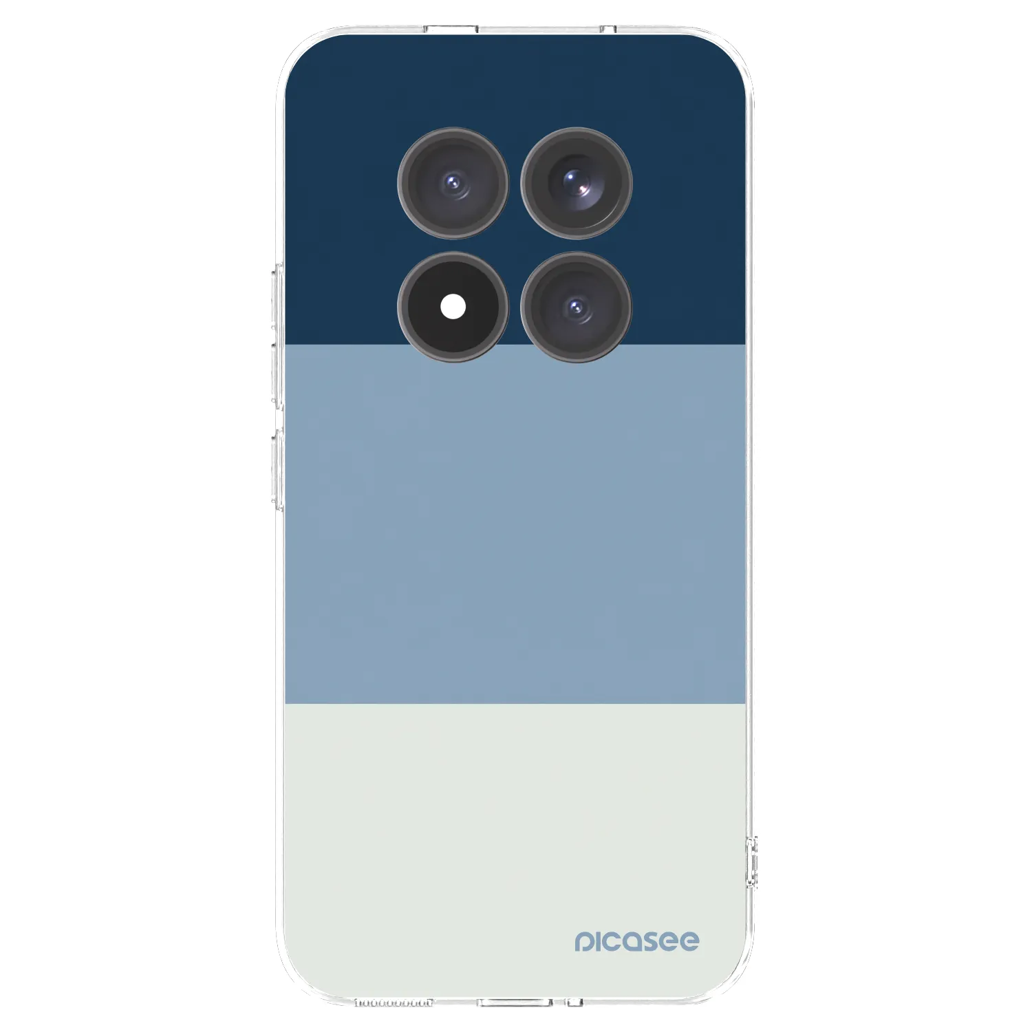 Picasee átlátszó szilikon tok az alábbi mobiltelefonokra Xiaomi Redmi Note 15 Pro+ - Coastal Blue