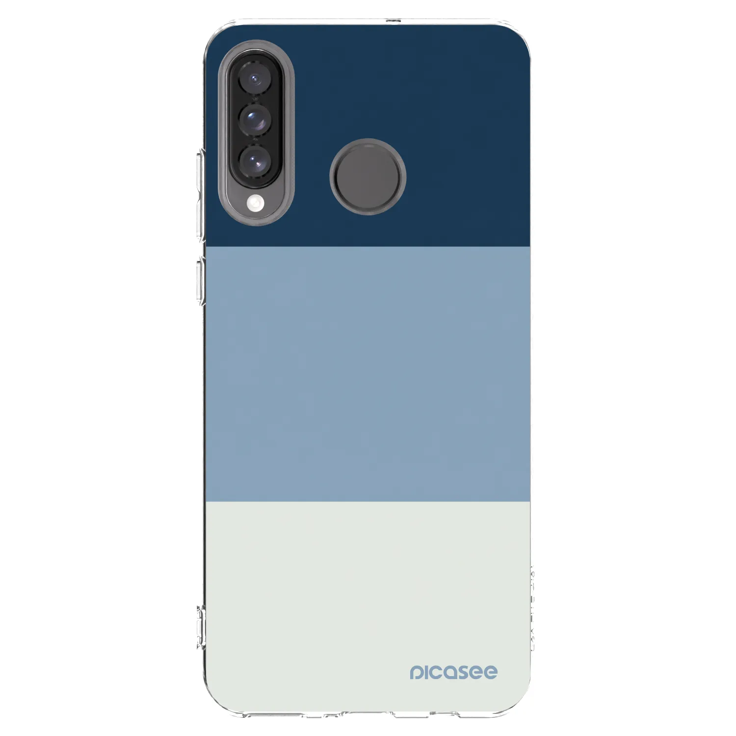 Picasee átlátszó szilikon tok az alábbi mobiltelefonokra Huawei P30 Lite - Coastal Blue
