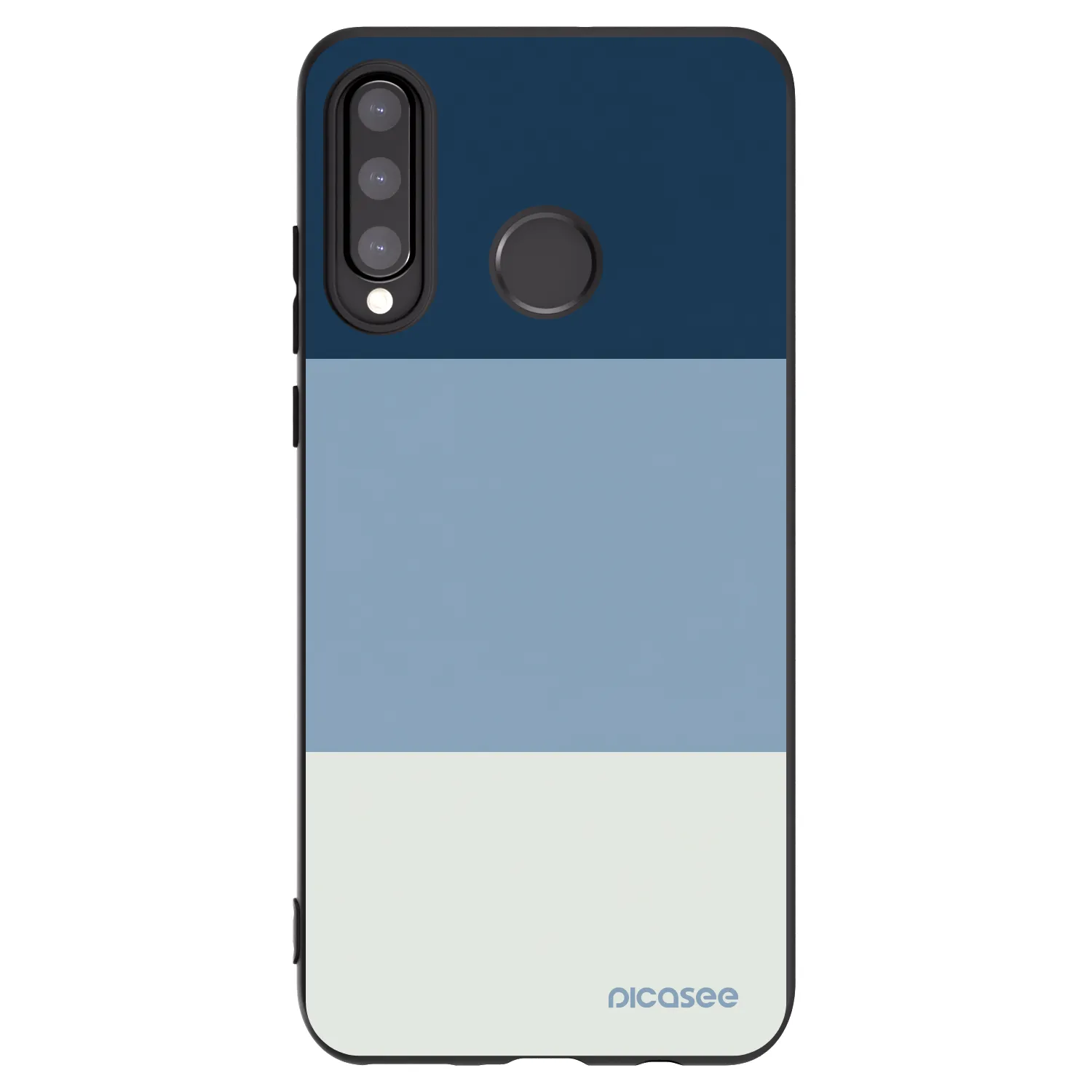 Picasee fekete szilikon tok az alábbi mobiltelefonokra Huawei P30 Lite - Coastal Blue