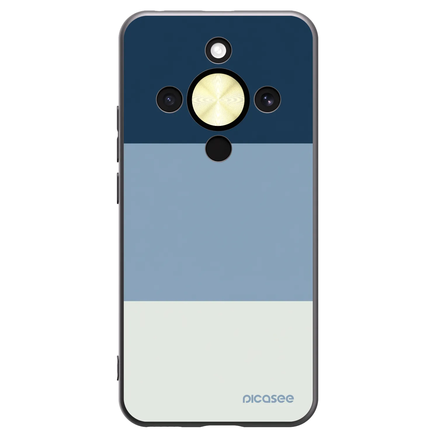 Picasee fekete szilikon tok az alábbi mobiltelefonokra Honor Magic8 Lite 5G - Coastal Blue