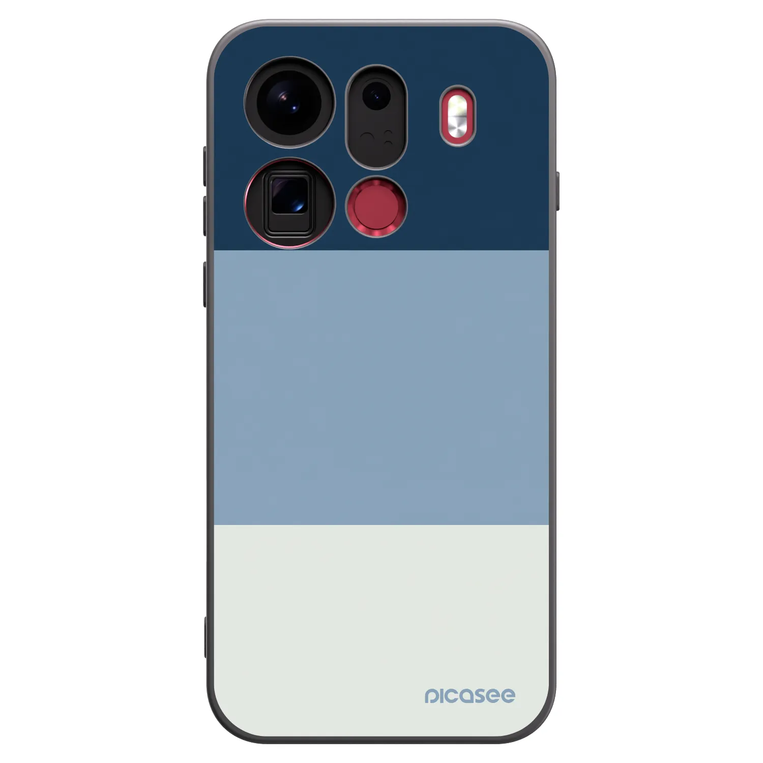Picasee fekete szilikon tok az alábbi mobiltelefonokra OPPO Find X9 Pro - Coastal Blue