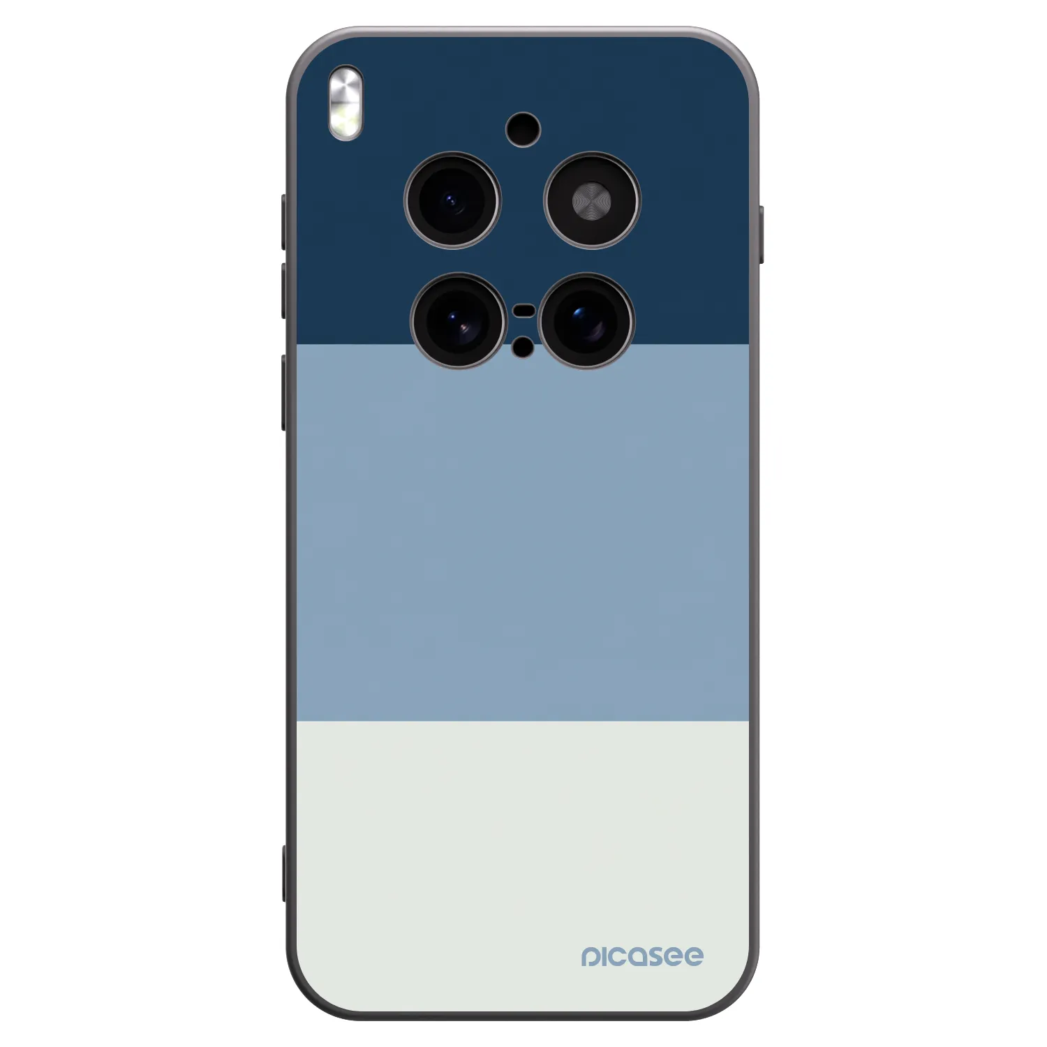 Picasee fekete szilikon tok az alábbi mobiltelefonokra Vivo X300 Pro - Coastal Blue