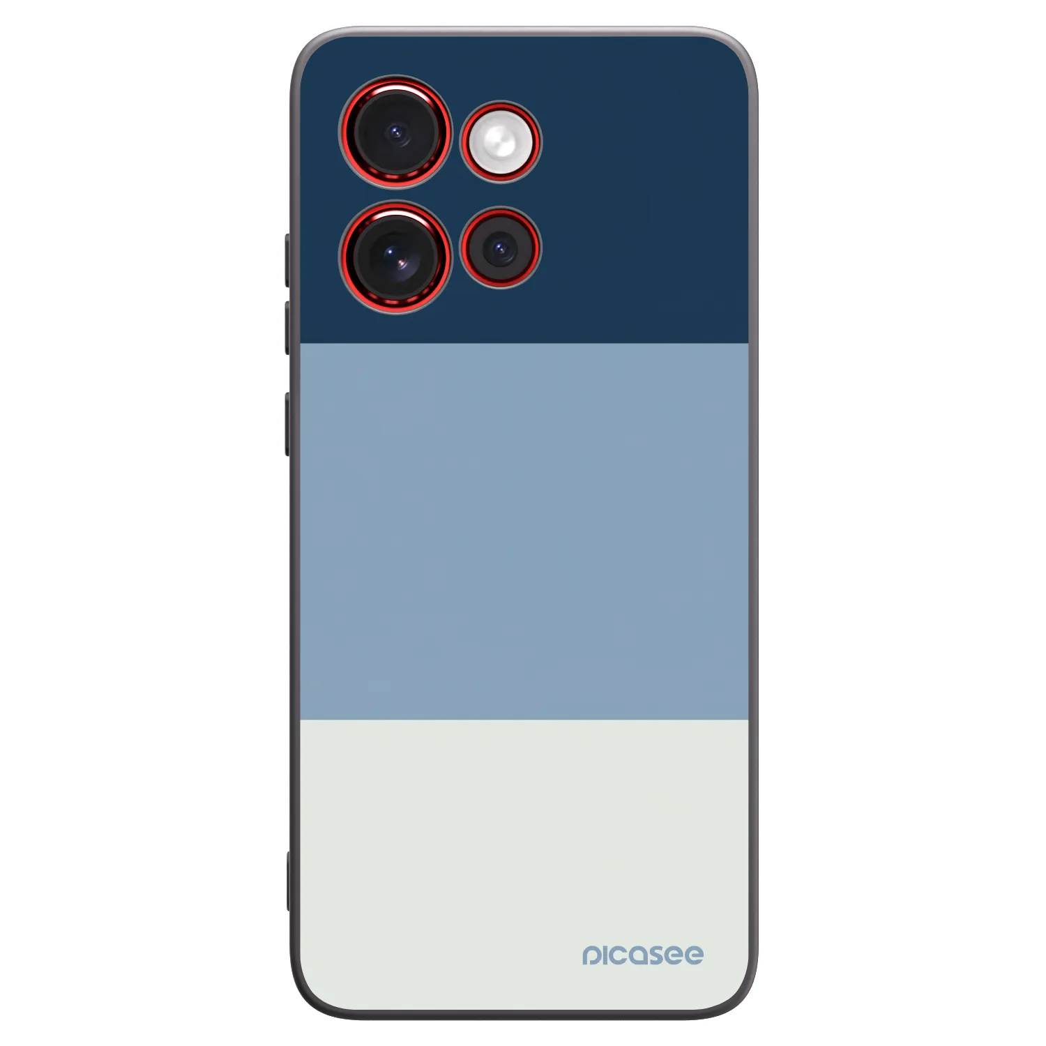 Picasee fekete szilikon tok az alábbi mobiltelefonokra Motorola Edge 60 Neo 5G - Coastal Blue