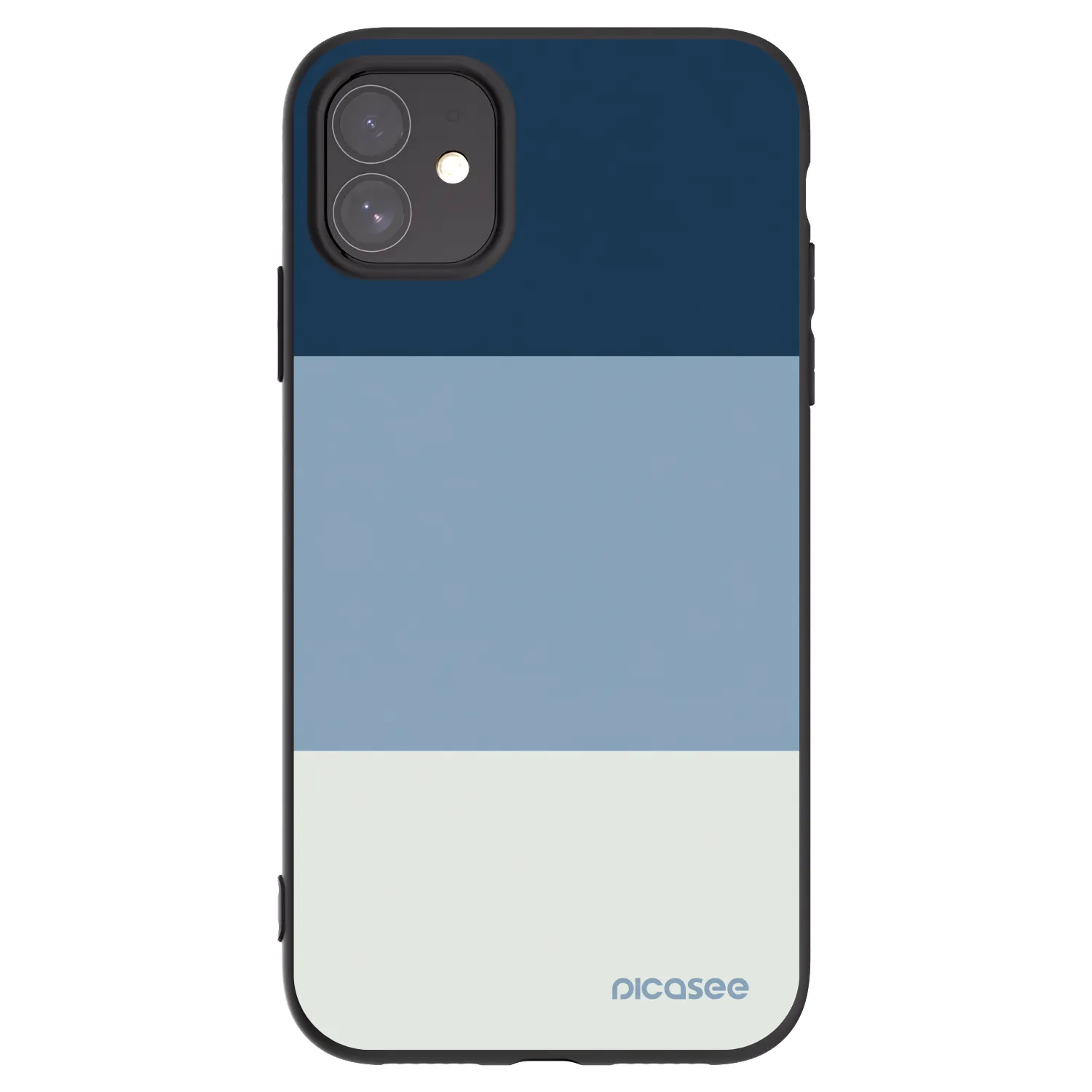 Picasee fekete szilikon tok az alábbi mobiltelefonokra Apple iPhone 11 - Coastal Blue